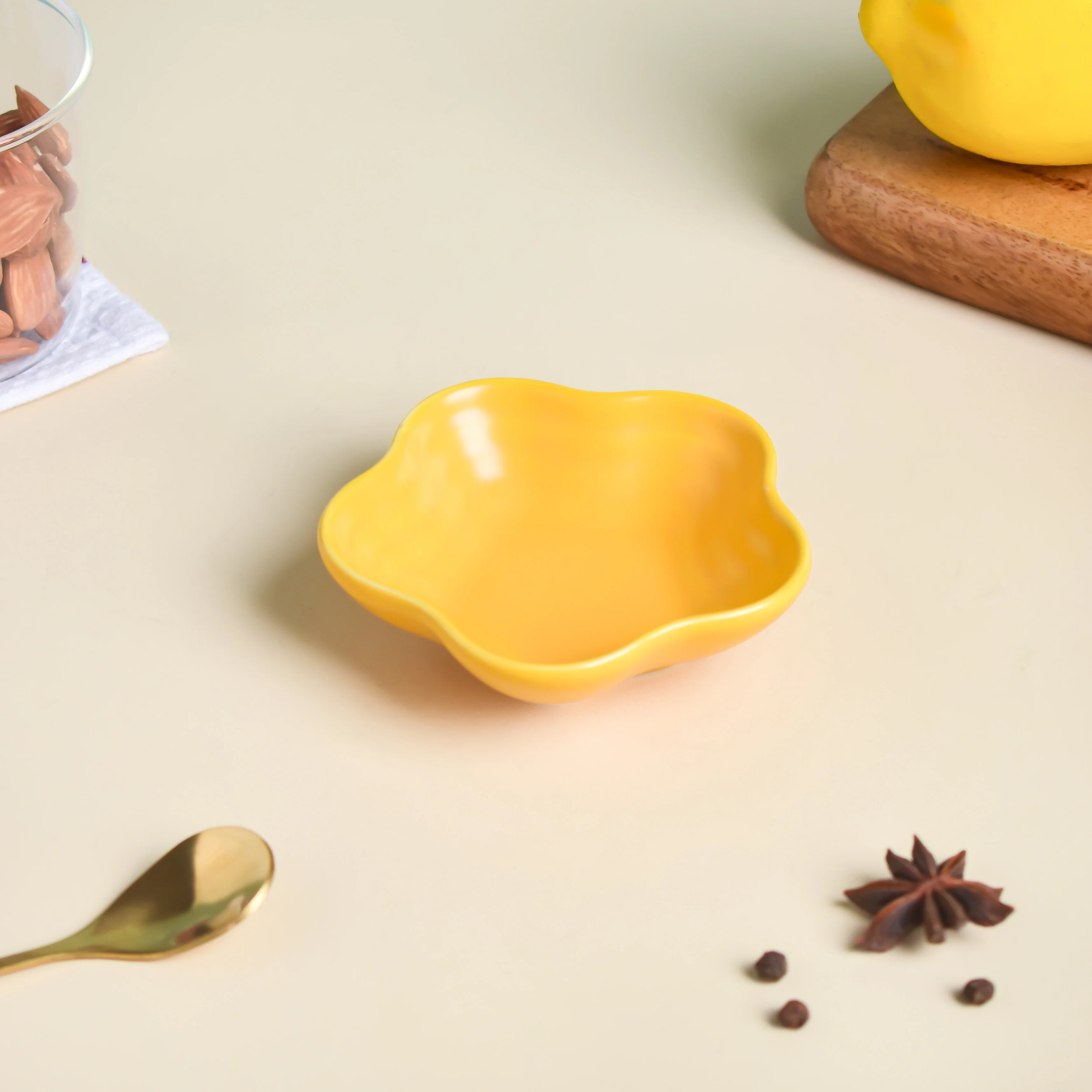 Sunny Side Up Floral Dip Bowl - Image 8