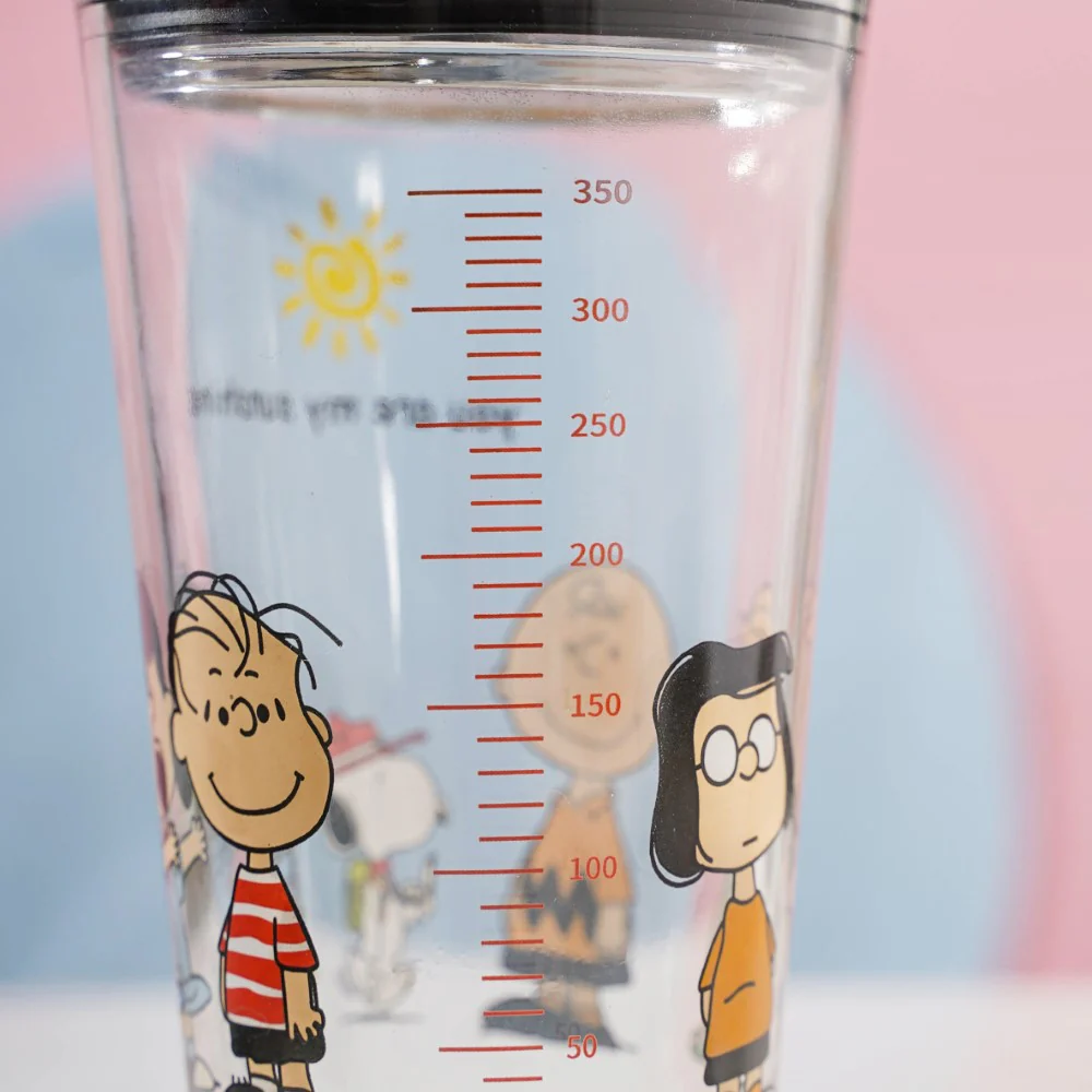 Sunshine Glass Tumbler Large With Lid 350 ml - Image 4
