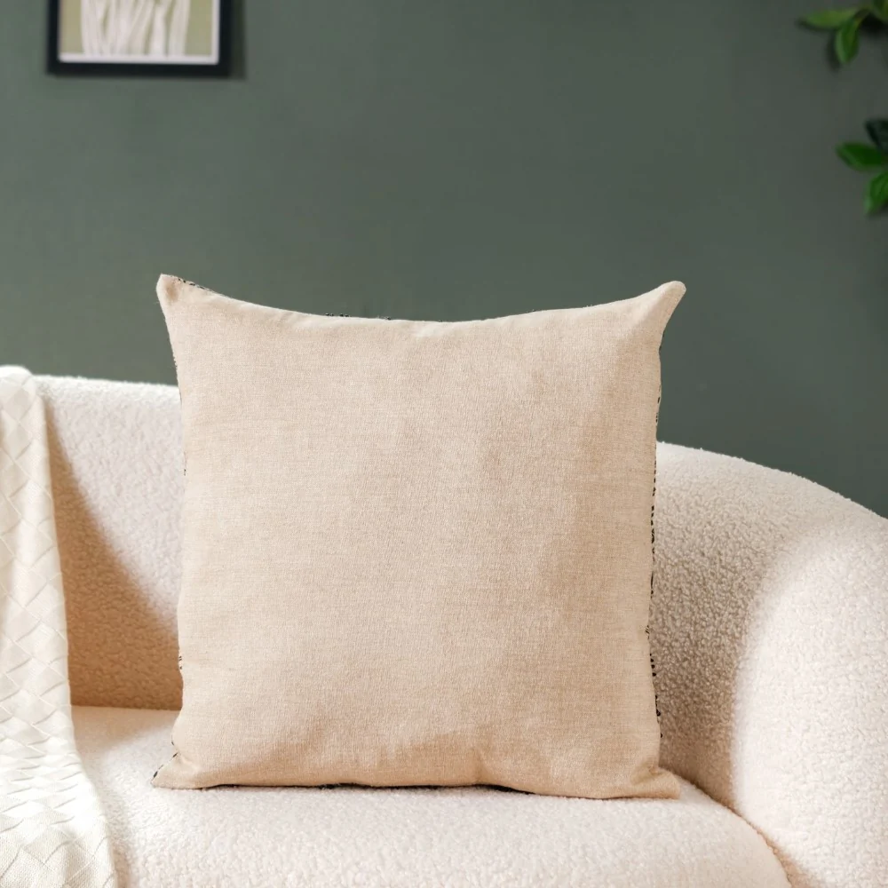 Sustainable Beaded Sofa Cushion Cover 16x16 Inch - Image 8