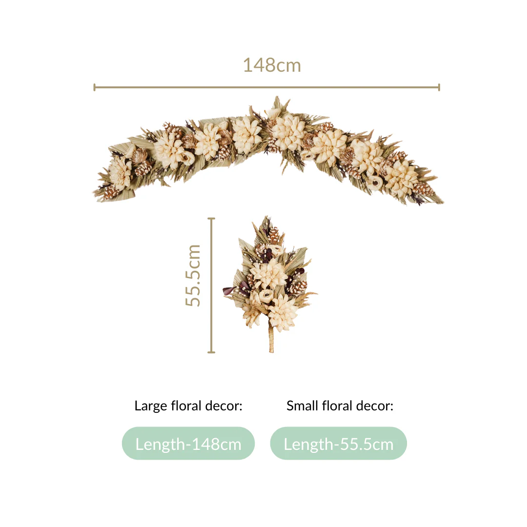 Sustainable Dried Flowers Decor Set Of 2 - Image 3