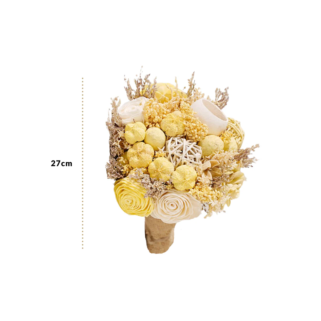 Sustainable Dried Flowers Rakhi Gifts Set Of 4 - Image 11