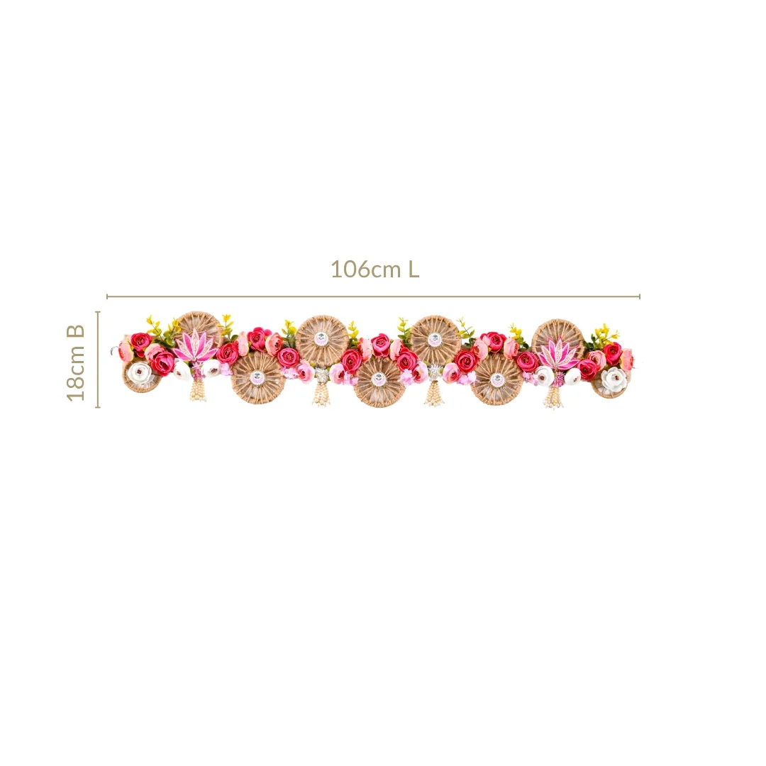 Sustainable Floral Pop Toran For Decoration - Image 5