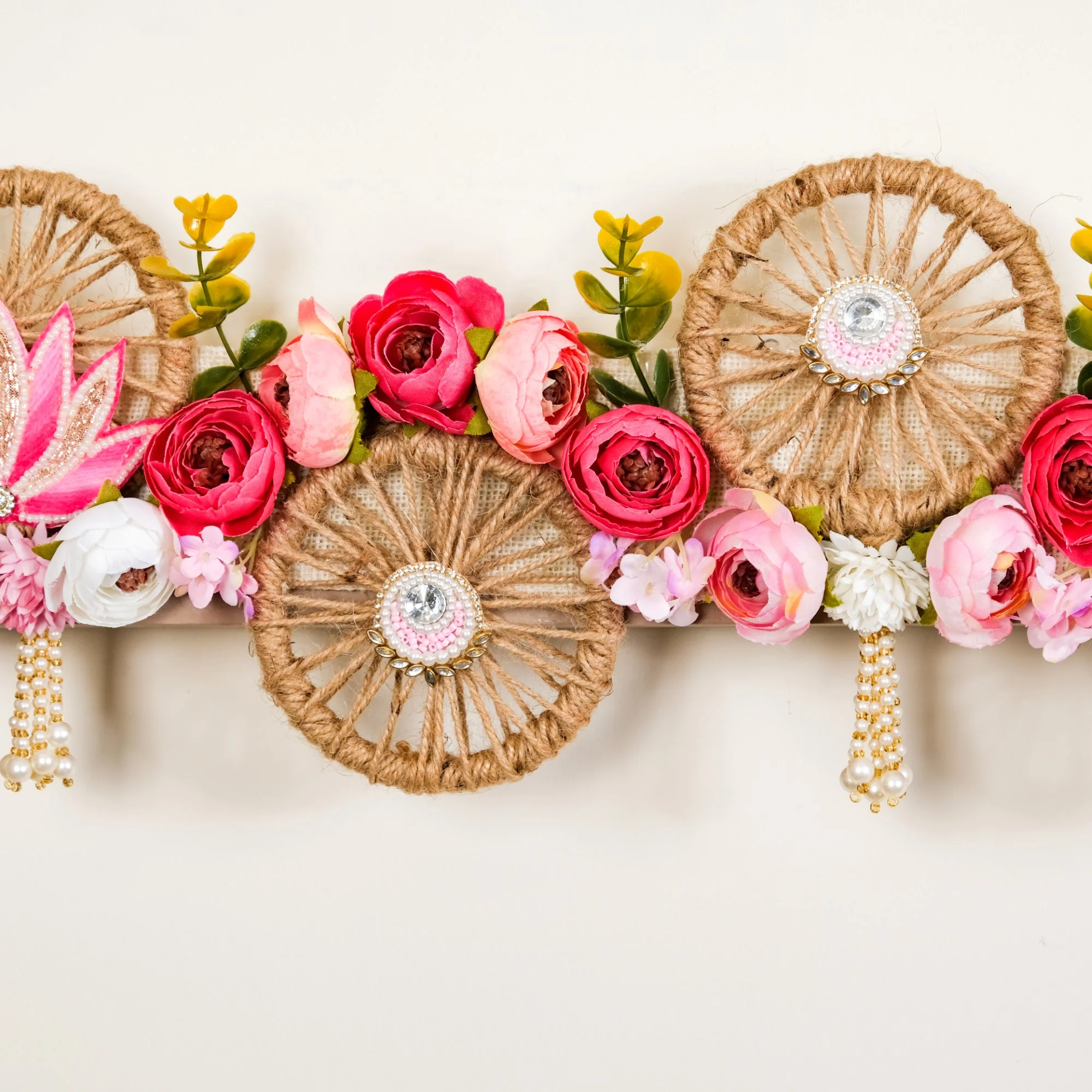 Sustainable Floral Pop Toran For Decoration - Image 7