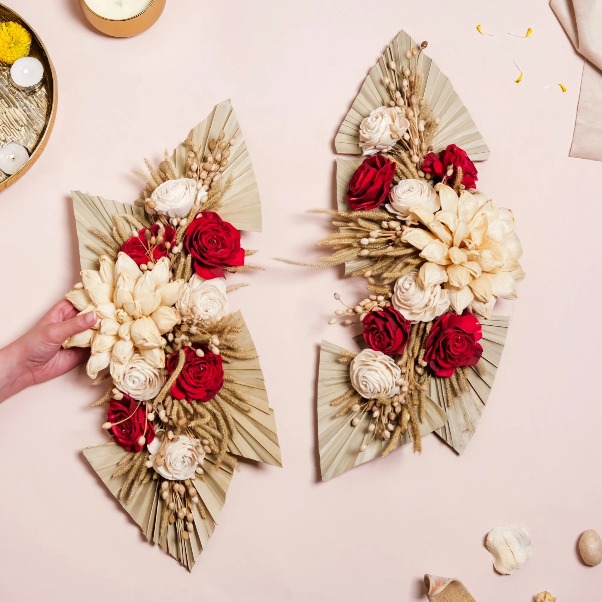 Sustainable Sola Flower Wall Decor Set Of 2 - Image 3