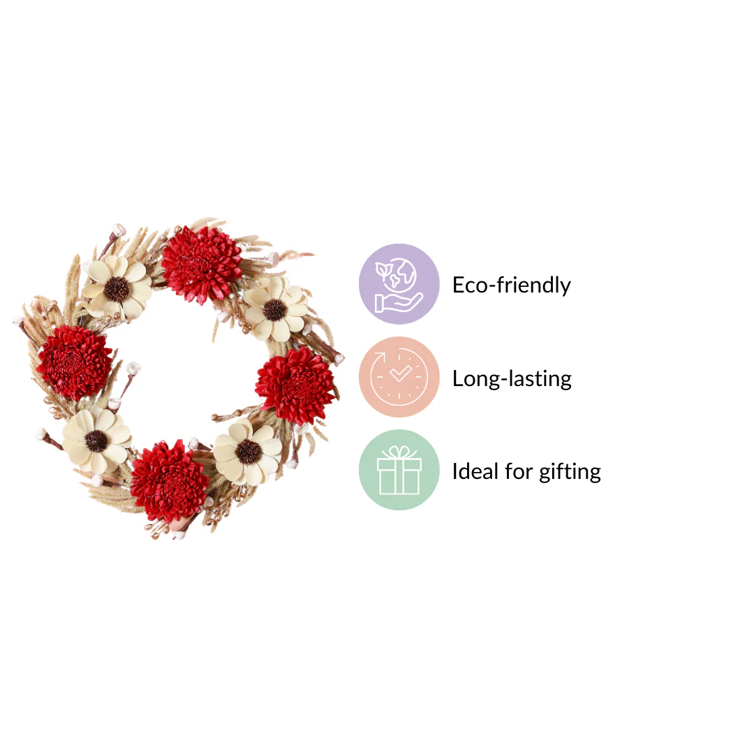 Sustainable Wreath For Home Decoration - Image 5