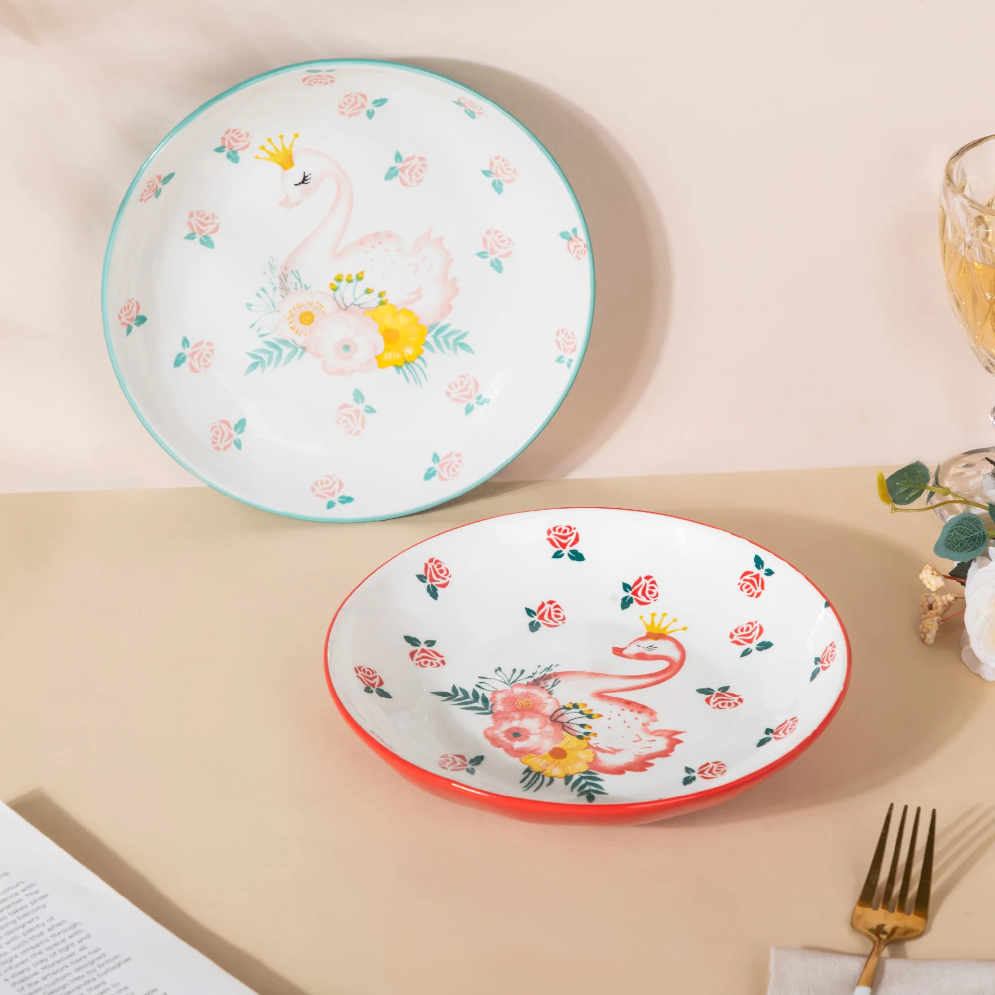 Swan Dinner Plate - Image 4