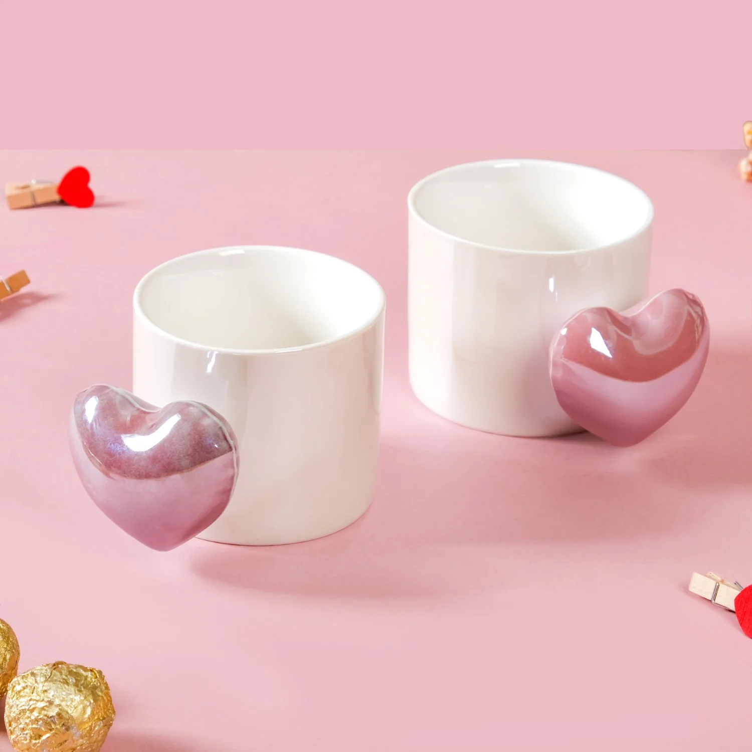 Sweet Heart Ceramic Mug Gift Set Of 3 - Image 2