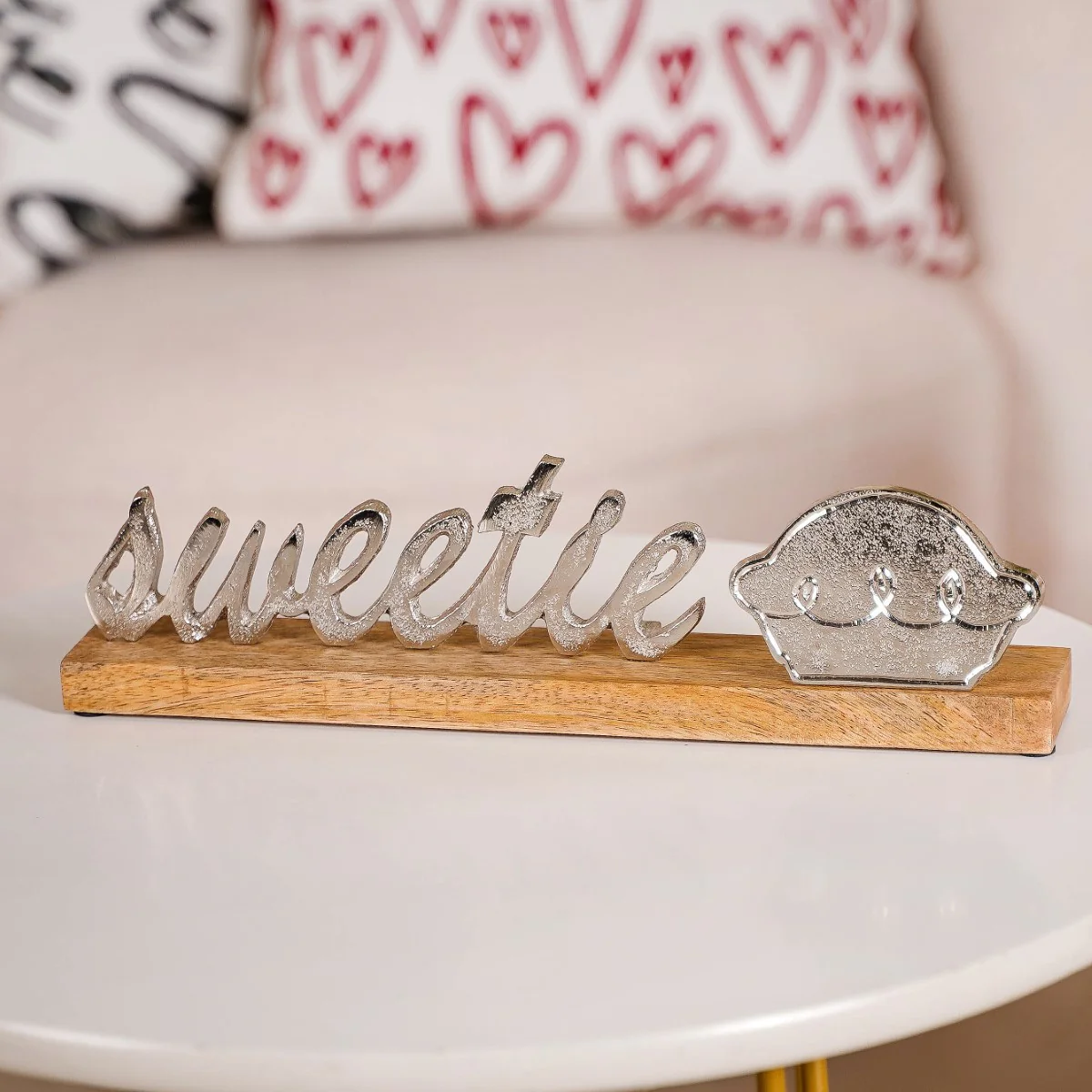 Sweetie Pie Decor Tealight Holder Silver - Image 10
