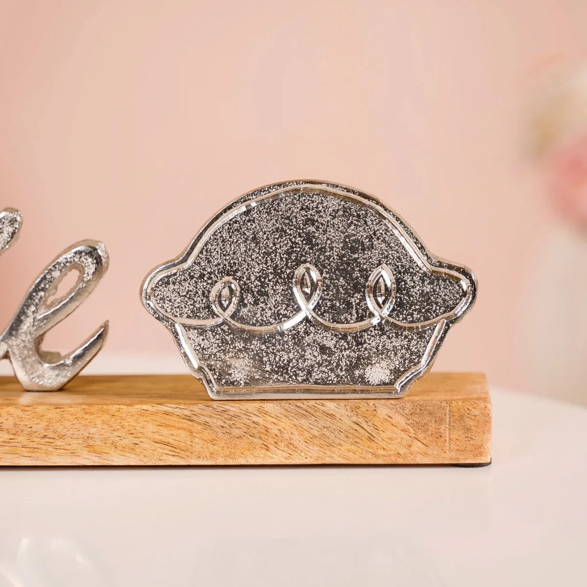 Sweetie Pie Decor Tealight Holder Silver - Image 3