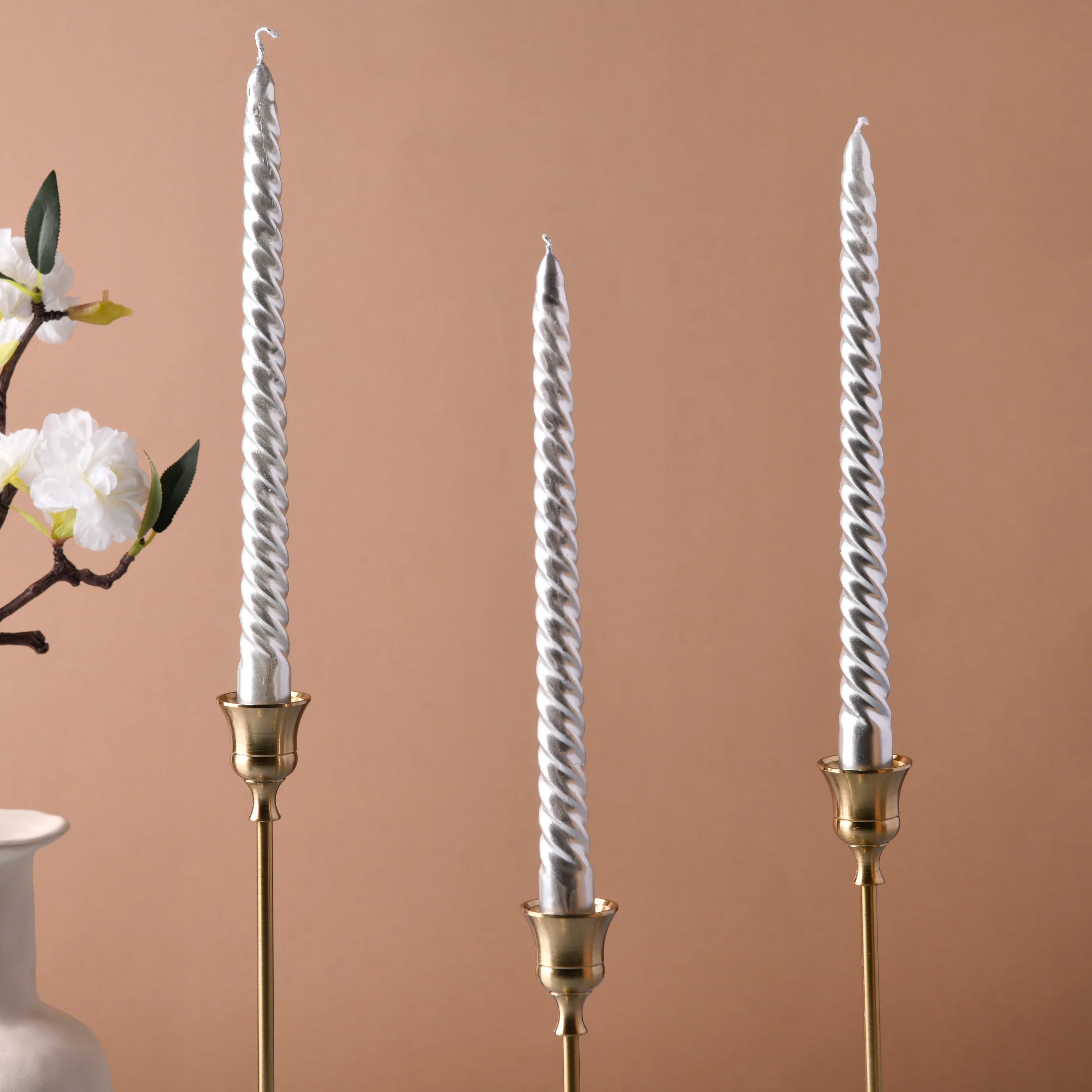 Swirl Candle Set of 4 - Image 8