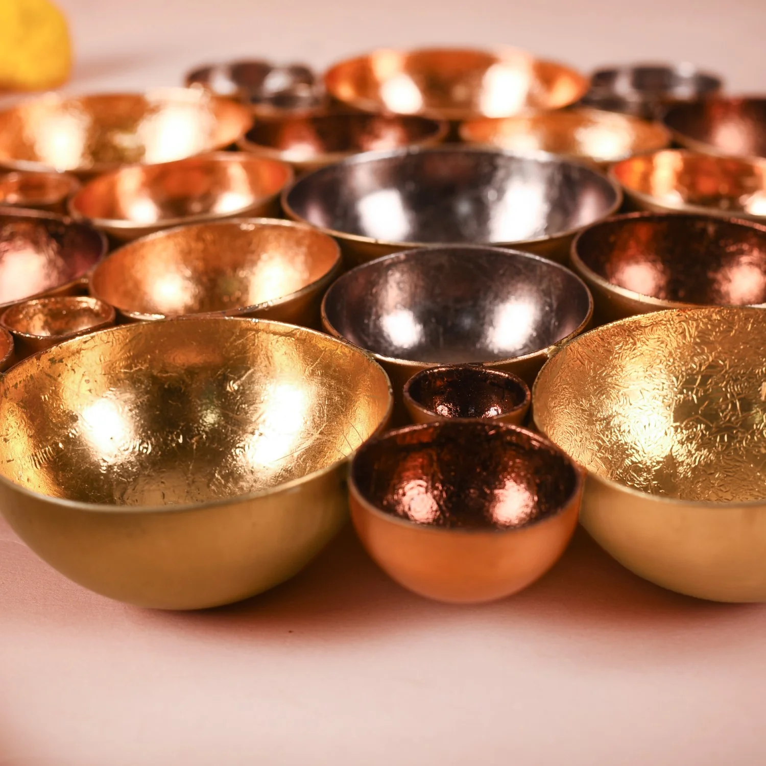 Table Top Decorative Tea Light Holder Gold - Image 9