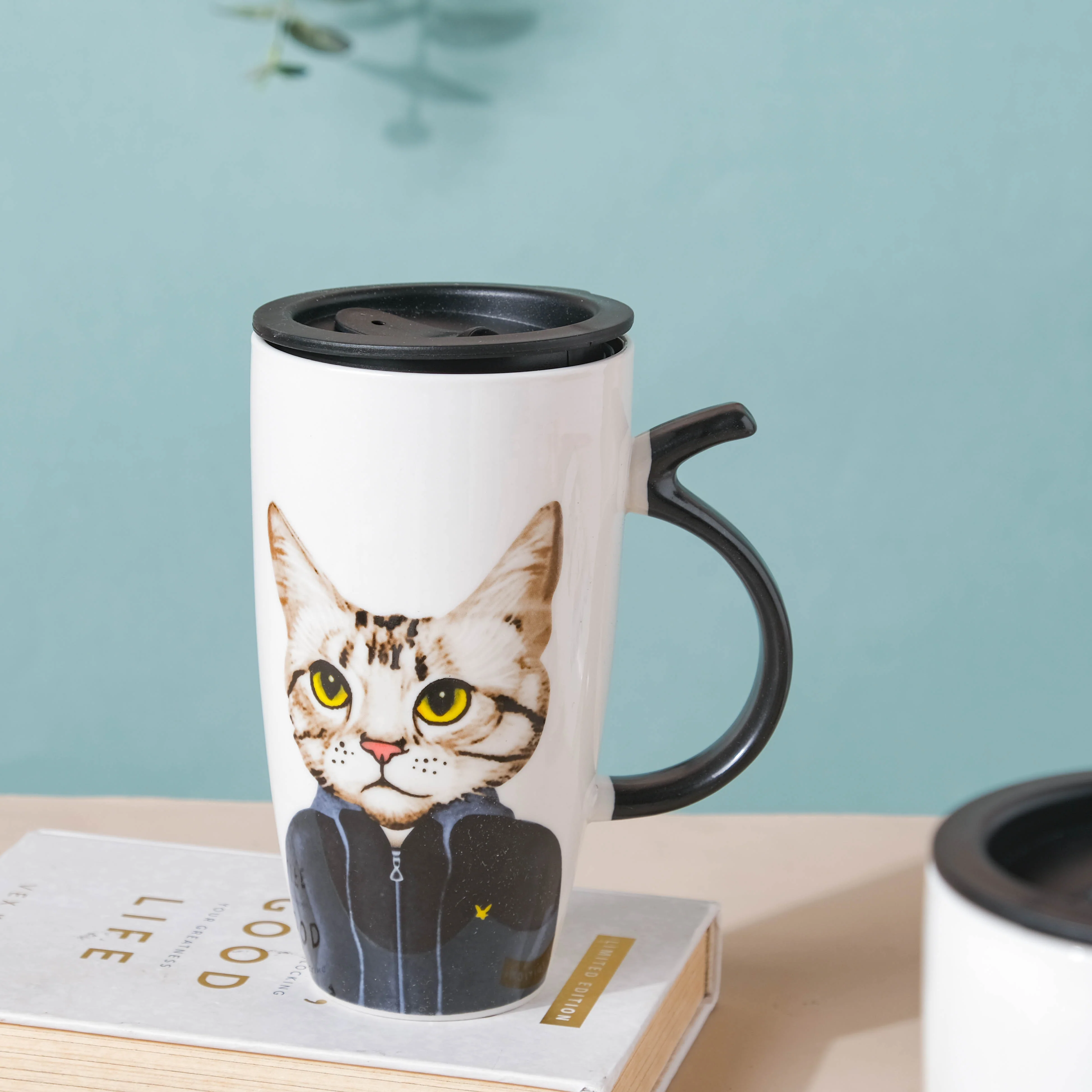 Tall Cat Mug - Image 10