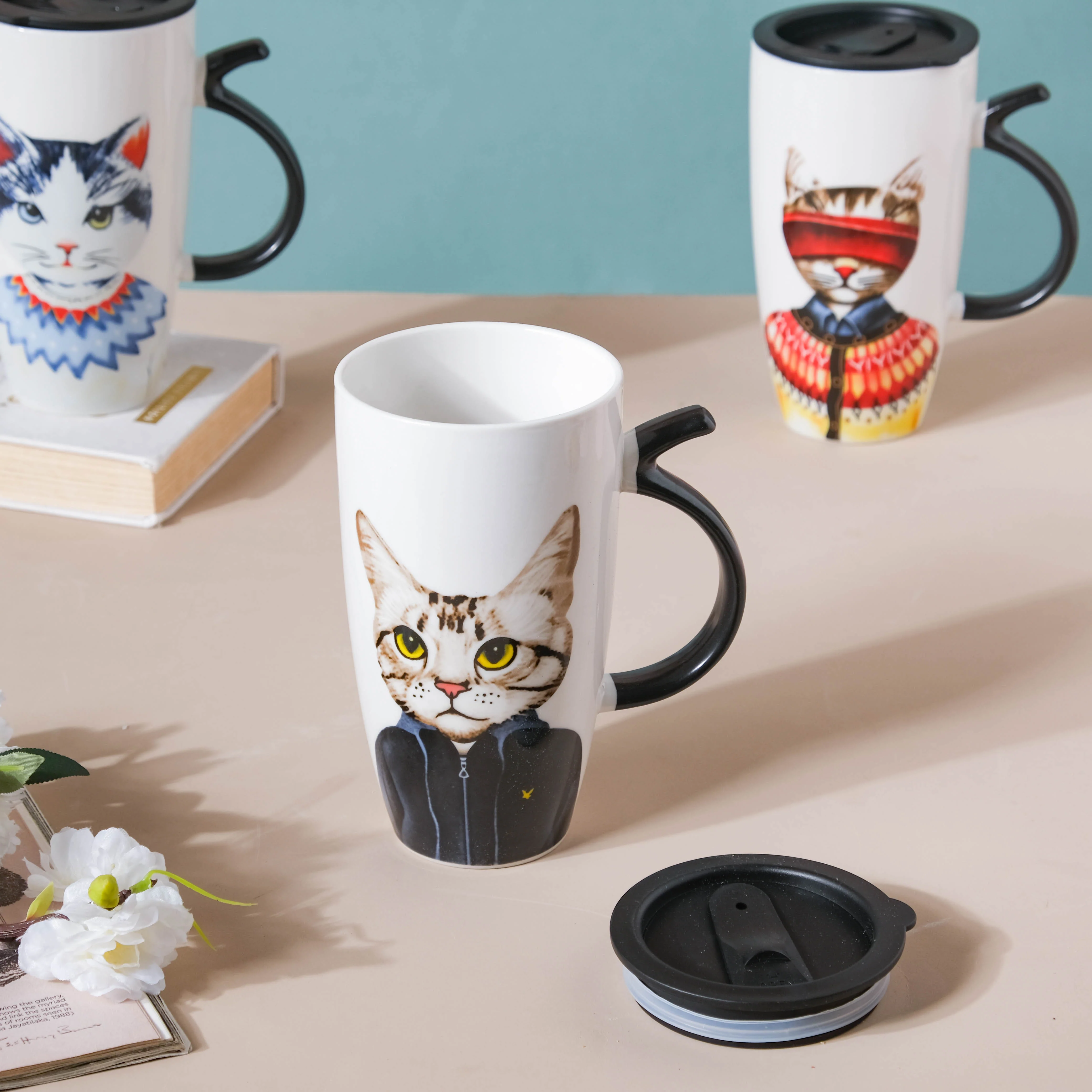 Tall Cat Mug - Image 15