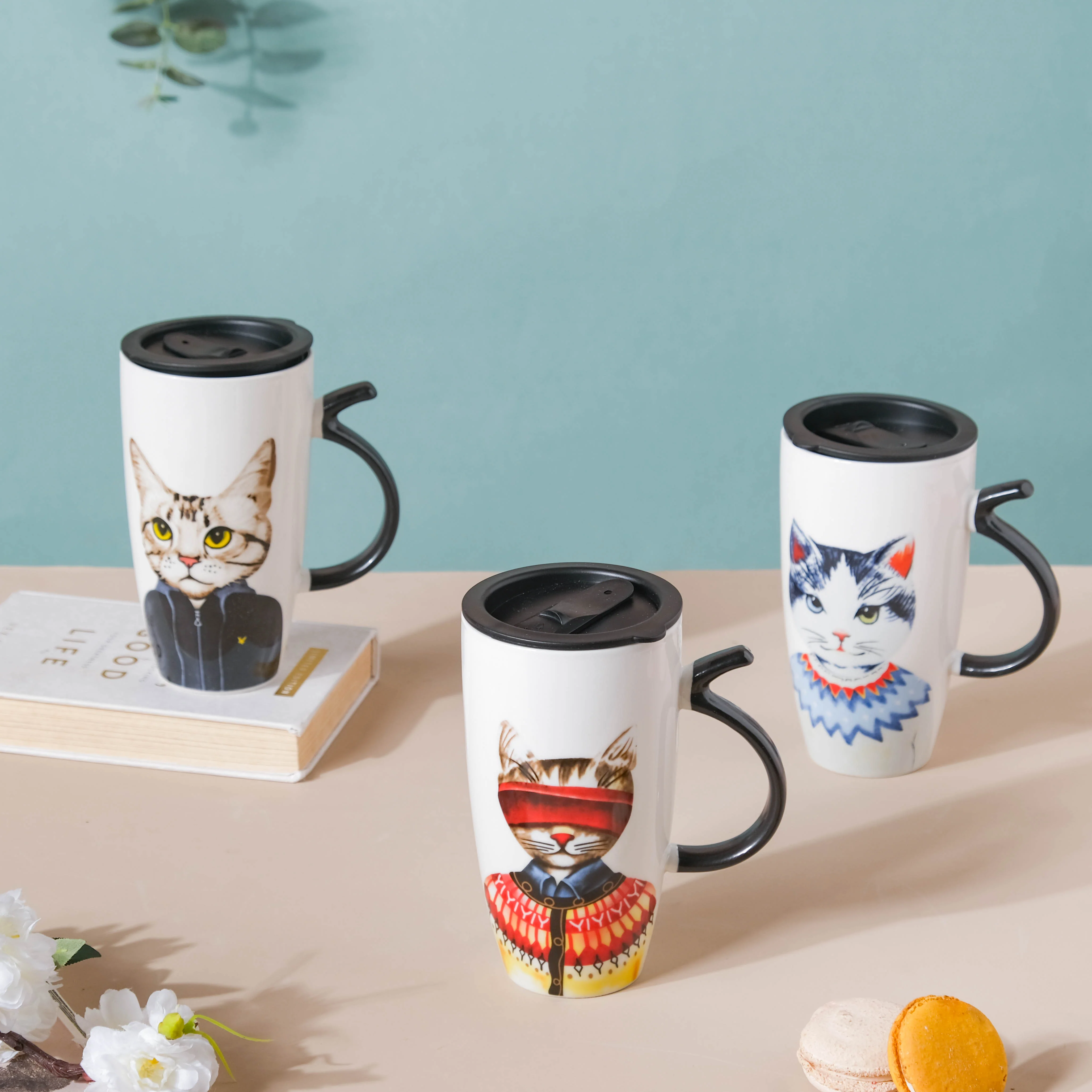 Tall Cat Mug - Image 8