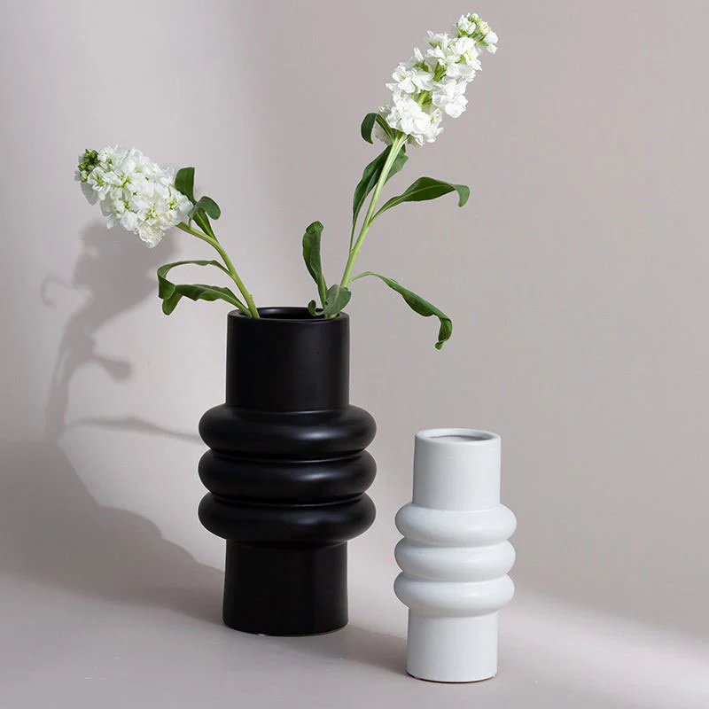 Tall Fluted Vase - Image 11