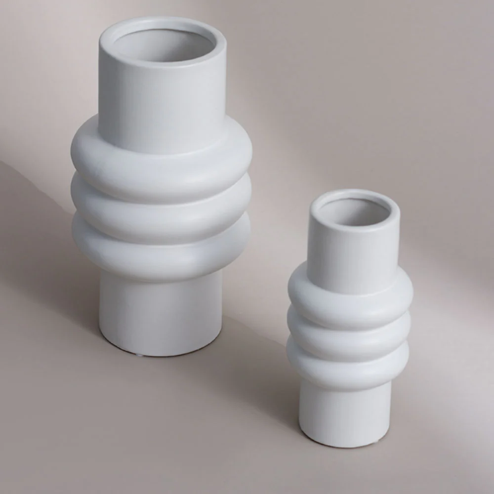 Tall Fluted Vase - Image 17