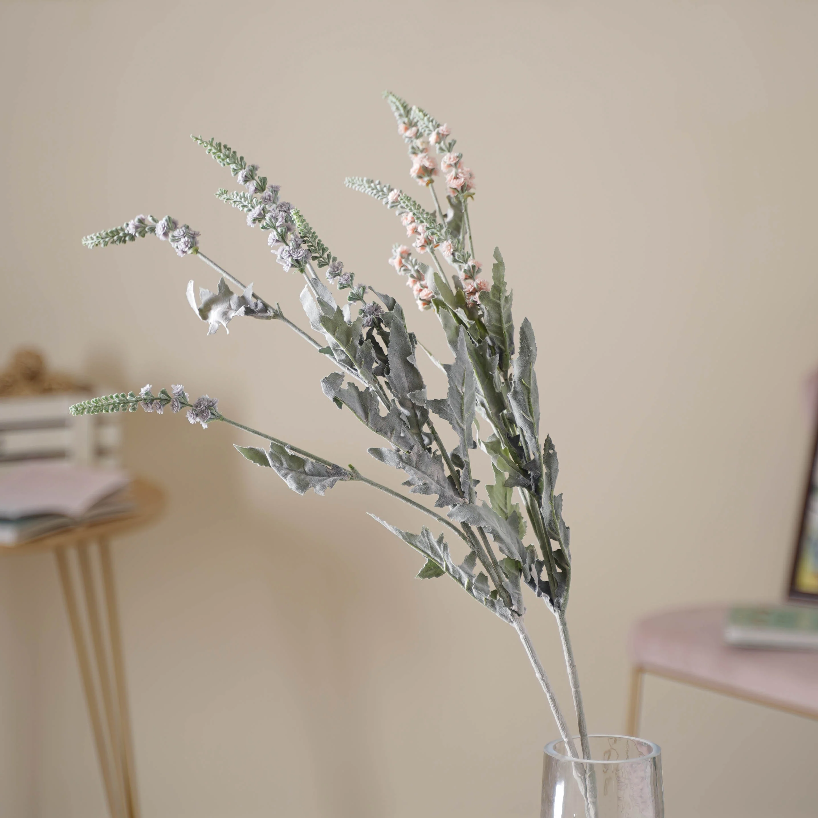 Tall Leaf And Flower Branch - Image 6