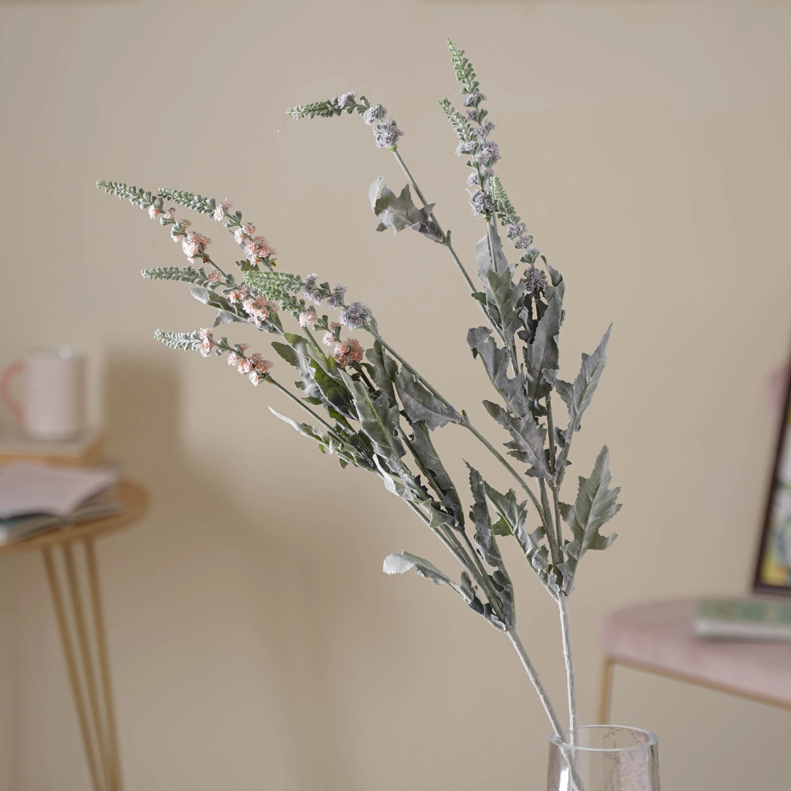 Tall Leaf And Flower Branch - Image 7
