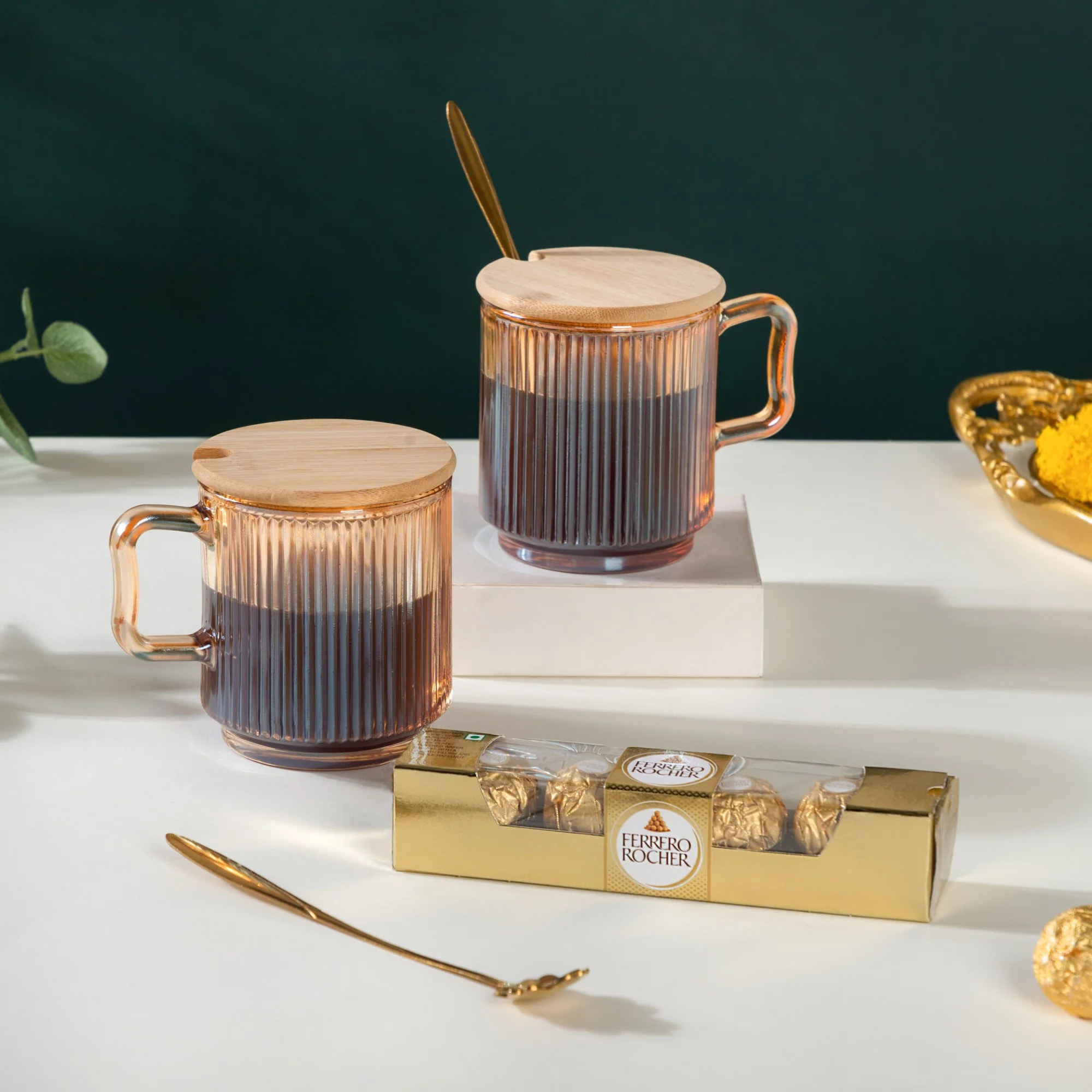 Tea Cup Rakhi Gift Hamper Set Of 4 - Image 7