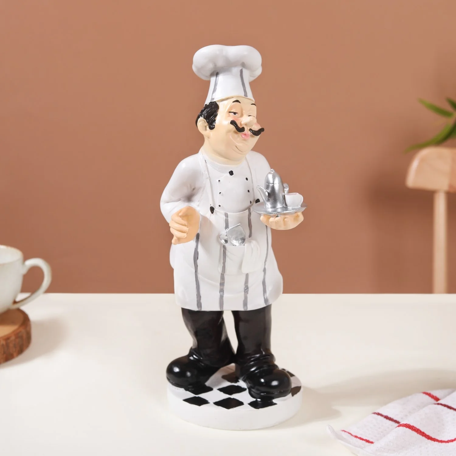 Tea Serving Chef Decor Showpiece - Image 5