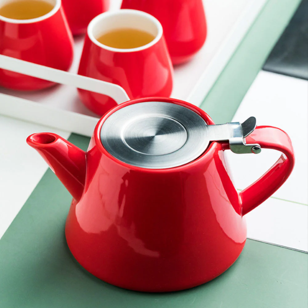 Tea Serving Set Red - Image 6