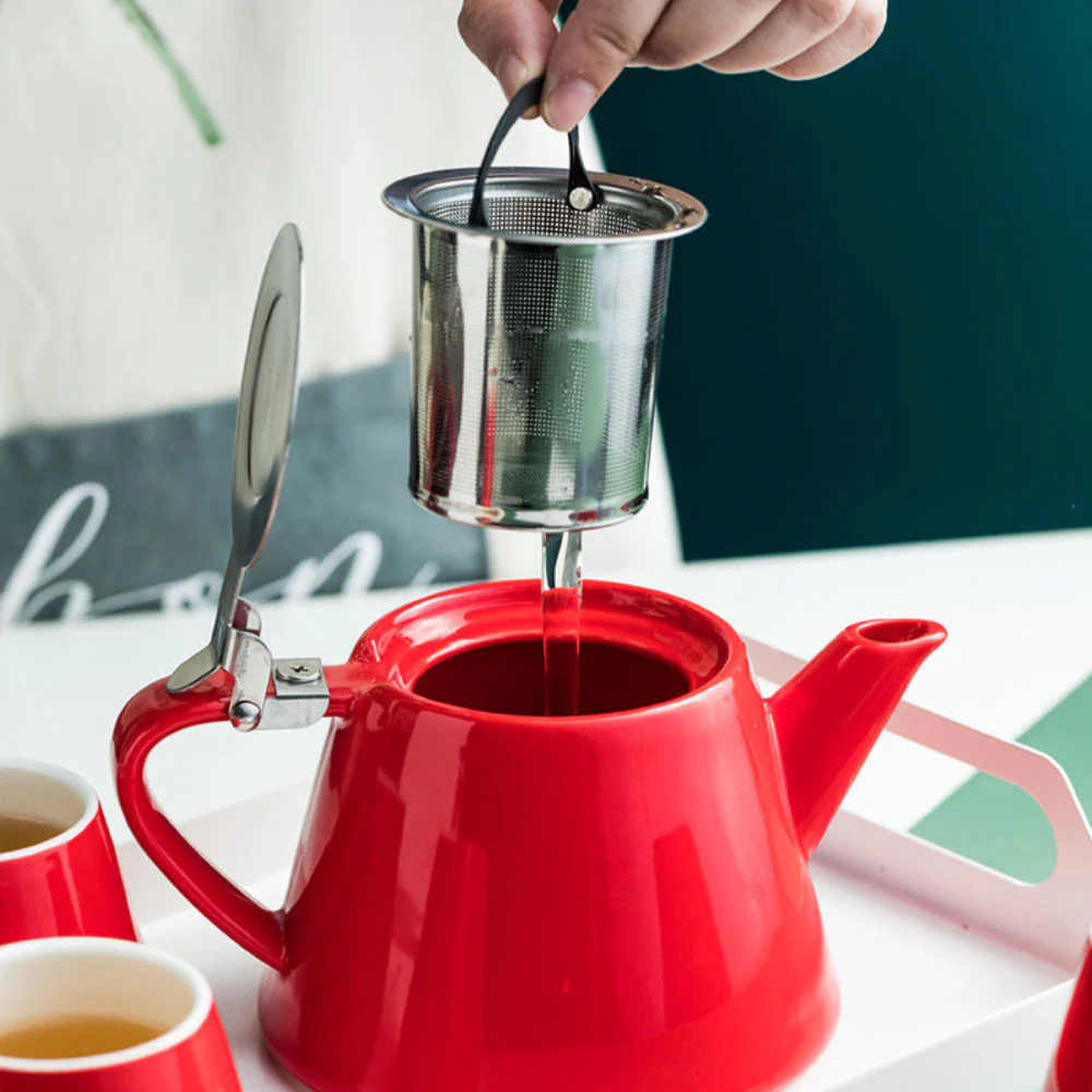 Tea Serving Set Red - Image 7