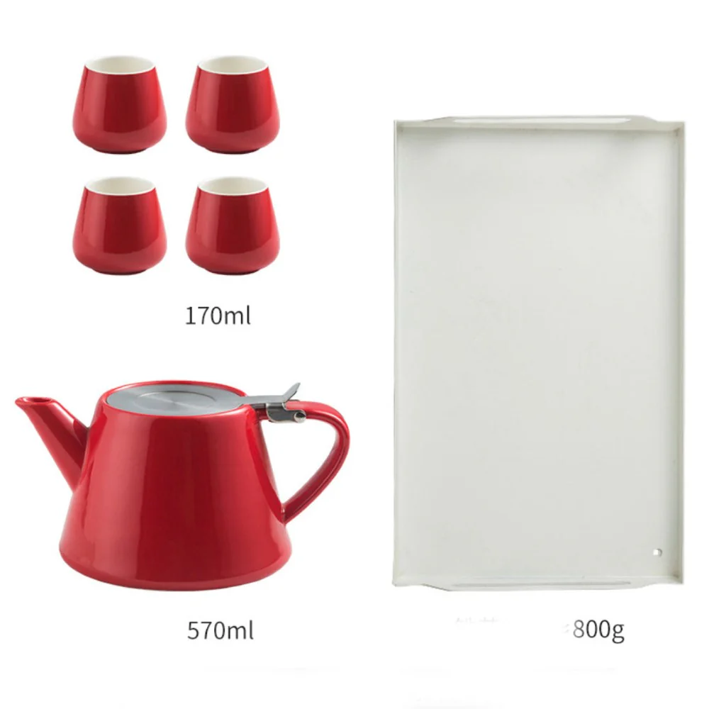 Tea Serving Set Red - Image 8