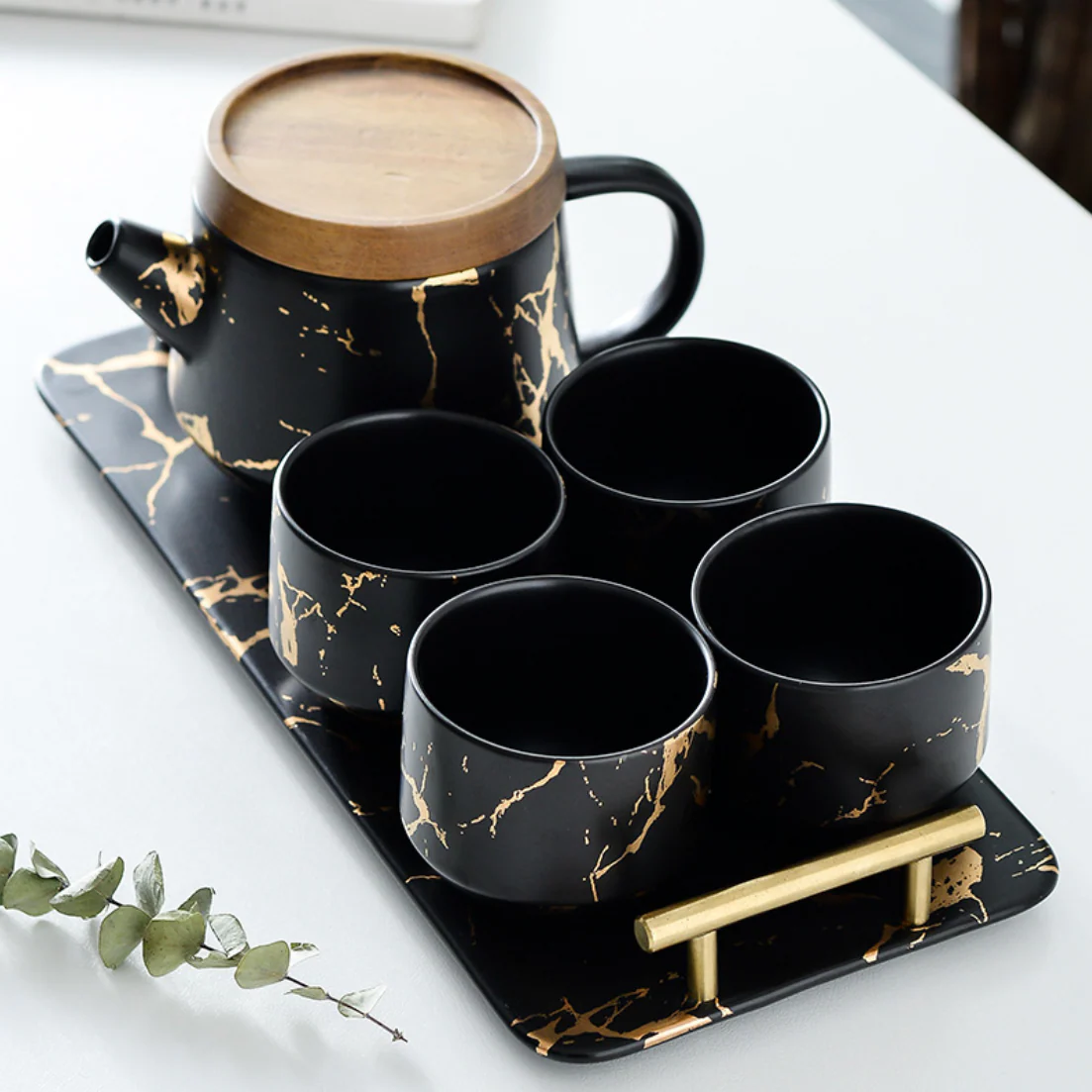 Tea Set With Tray - Image 8