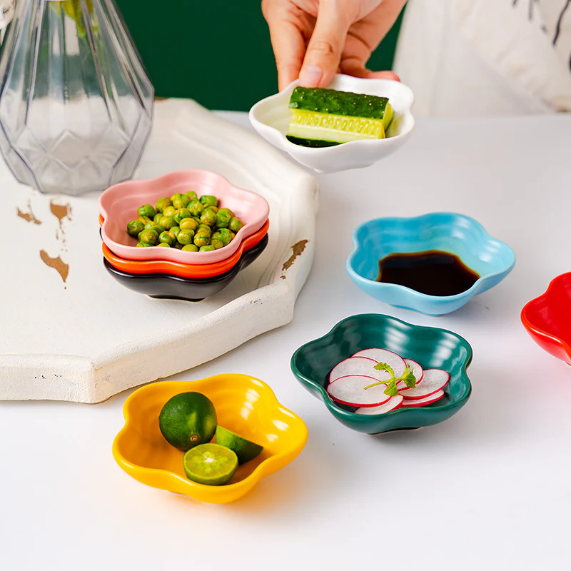Teal Tantrum Floral Dip Bowl - Image 8