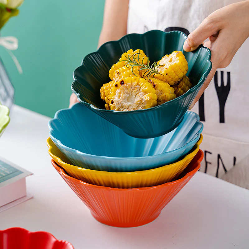 Teal Tantrum Fluted Ramen Bowl 600 ml - Image 5
