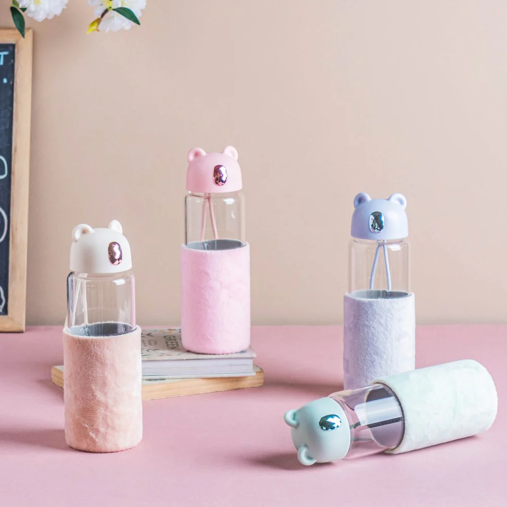 Teddy Bear Glass Bottle - Image 4
