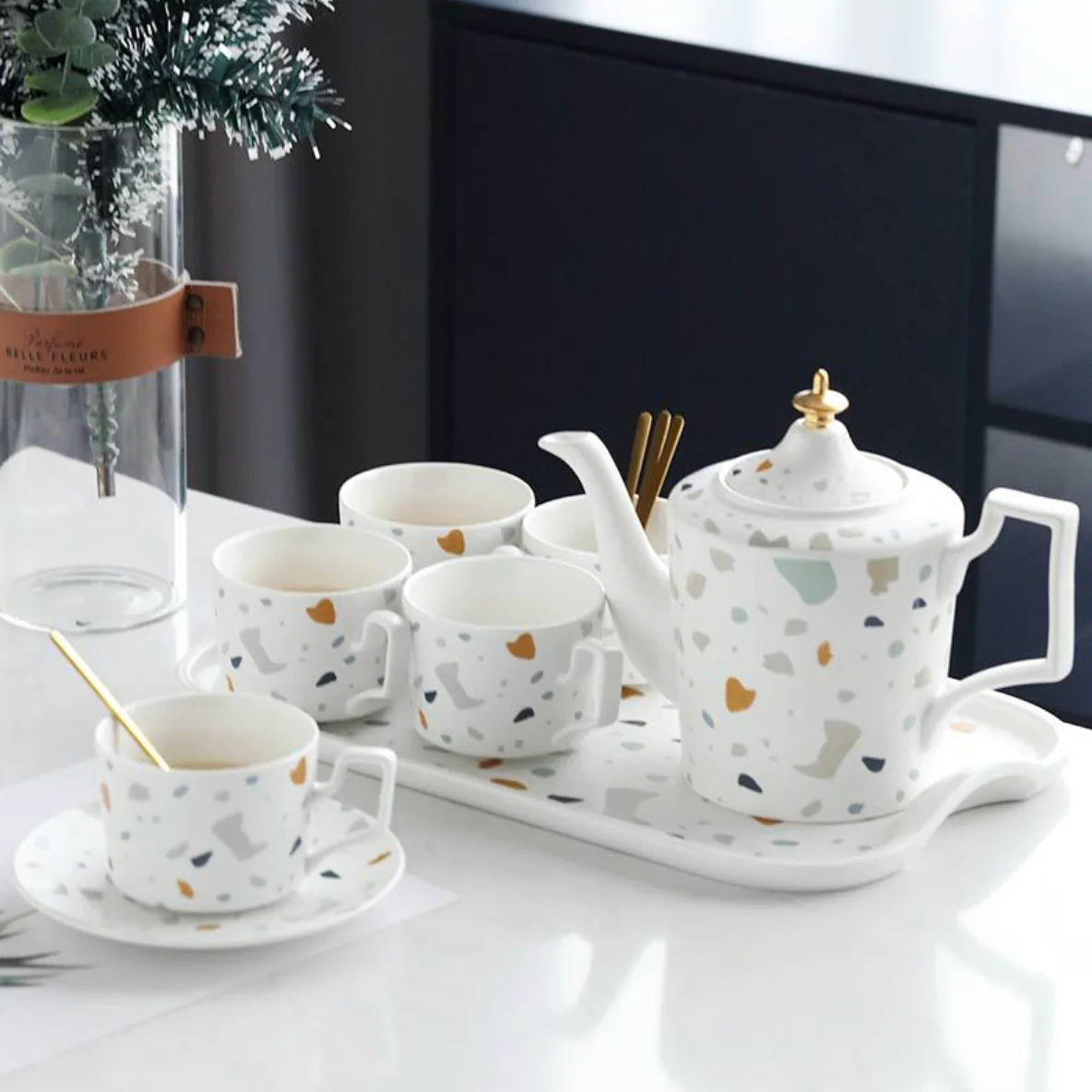 Terrazzo Tea Set - Image 6