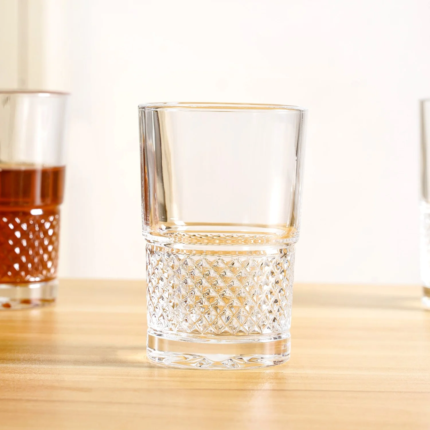Textured Tea Glass Set Of 6 190ml - Image 6