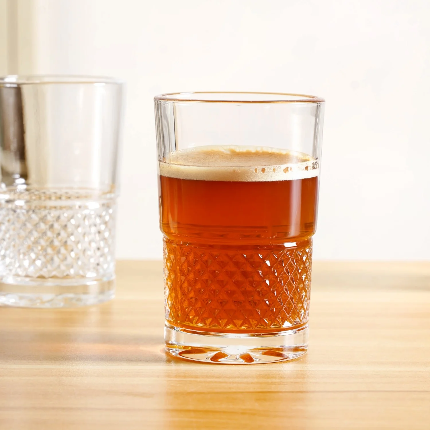 Textured Tea Glass Set Of 6 190ml - Image 8