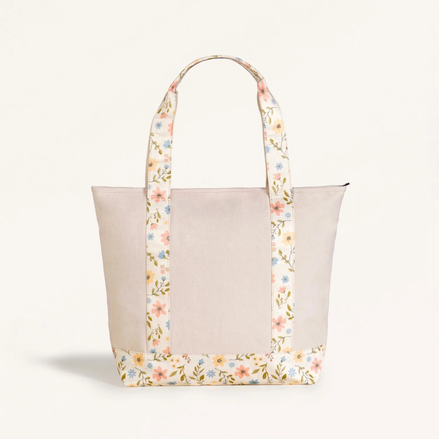 The Garden Stroll Tote Large Canvas Zipper Tote Bag - Image 10