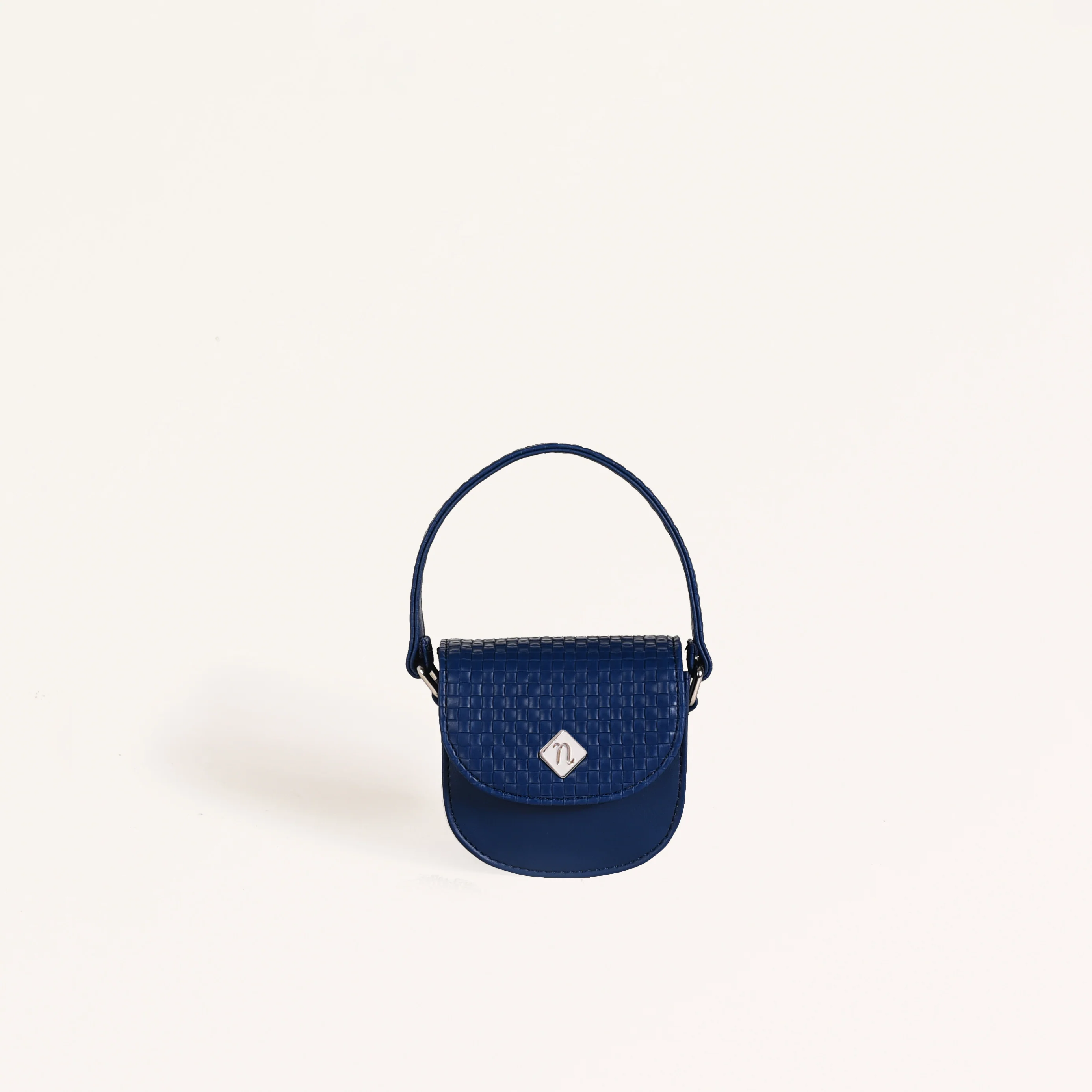 Thea Mini Saddle Bag Blue - Image 3
