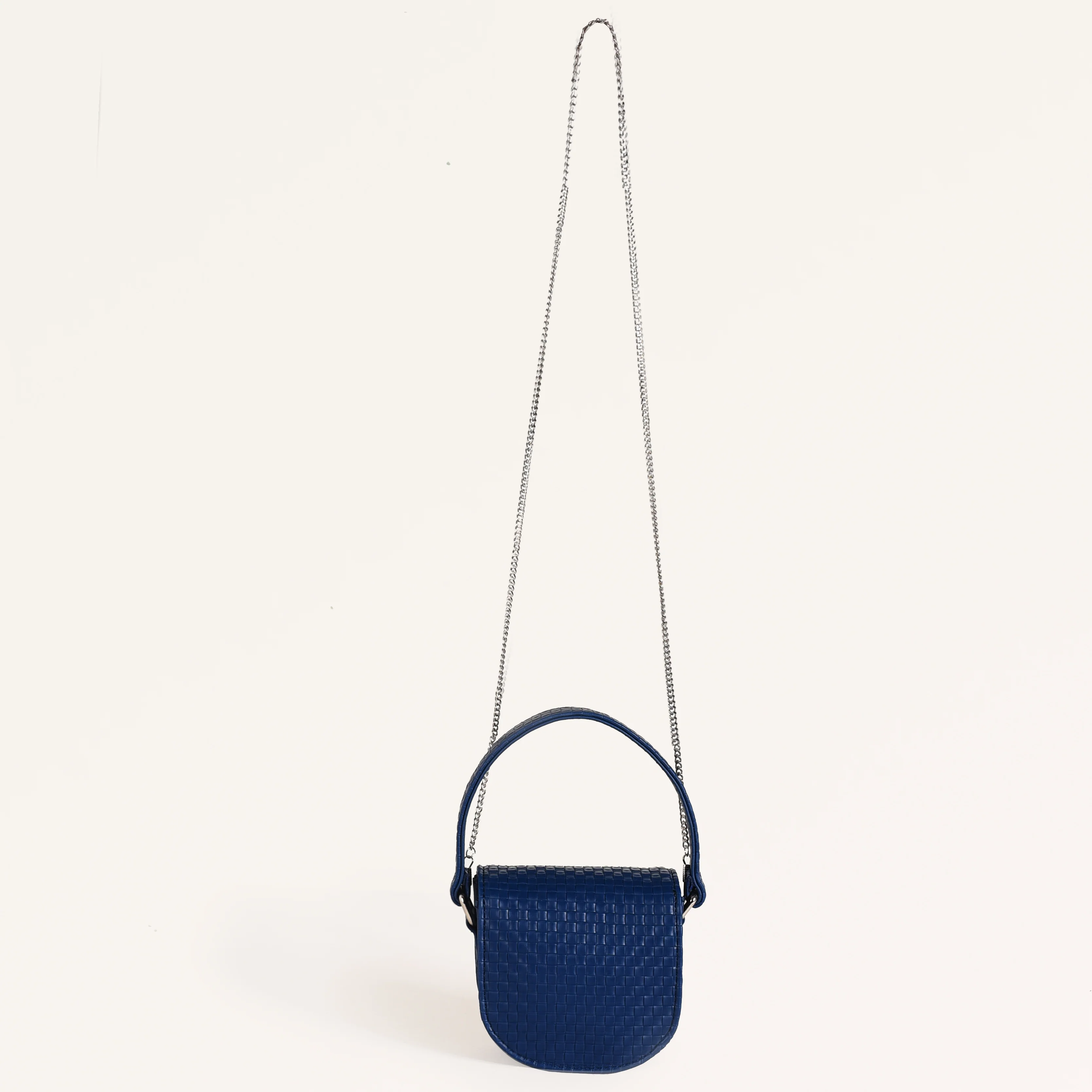 Thea Mini Saddle Bag Blue - Image 8