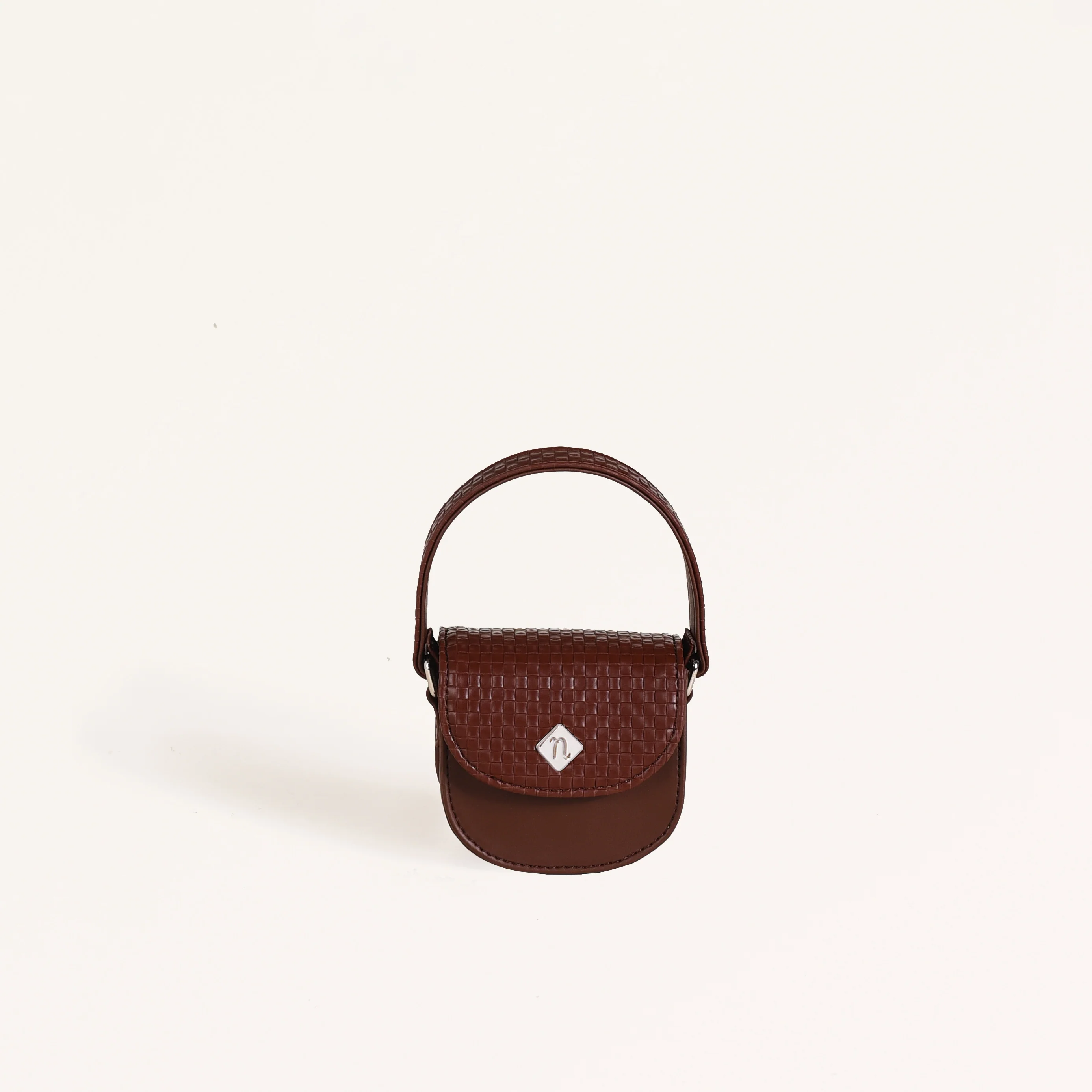 Thea Mini Saddle Bag Brown - Image 3