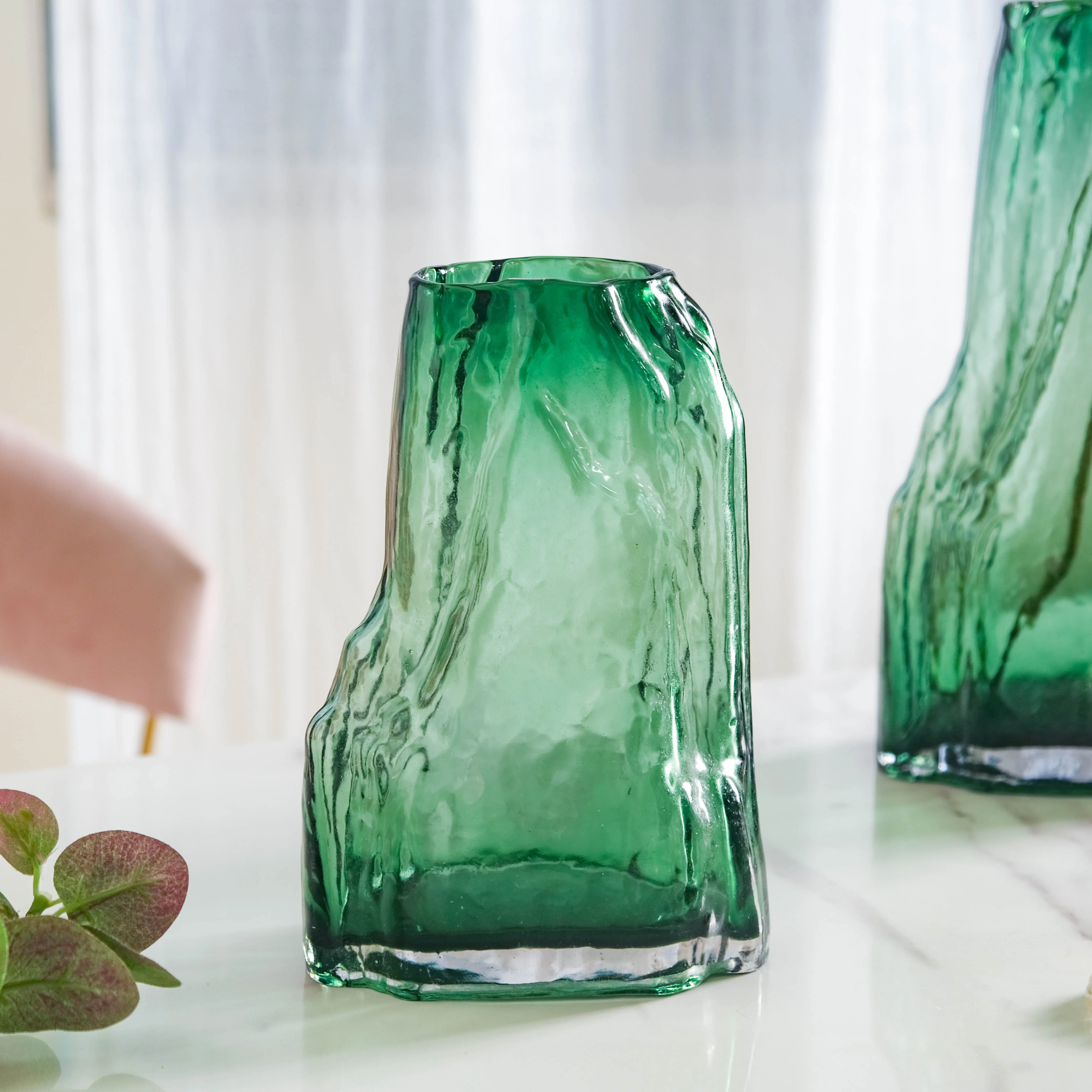 Thick Wall Glass Vase Small - Image 4