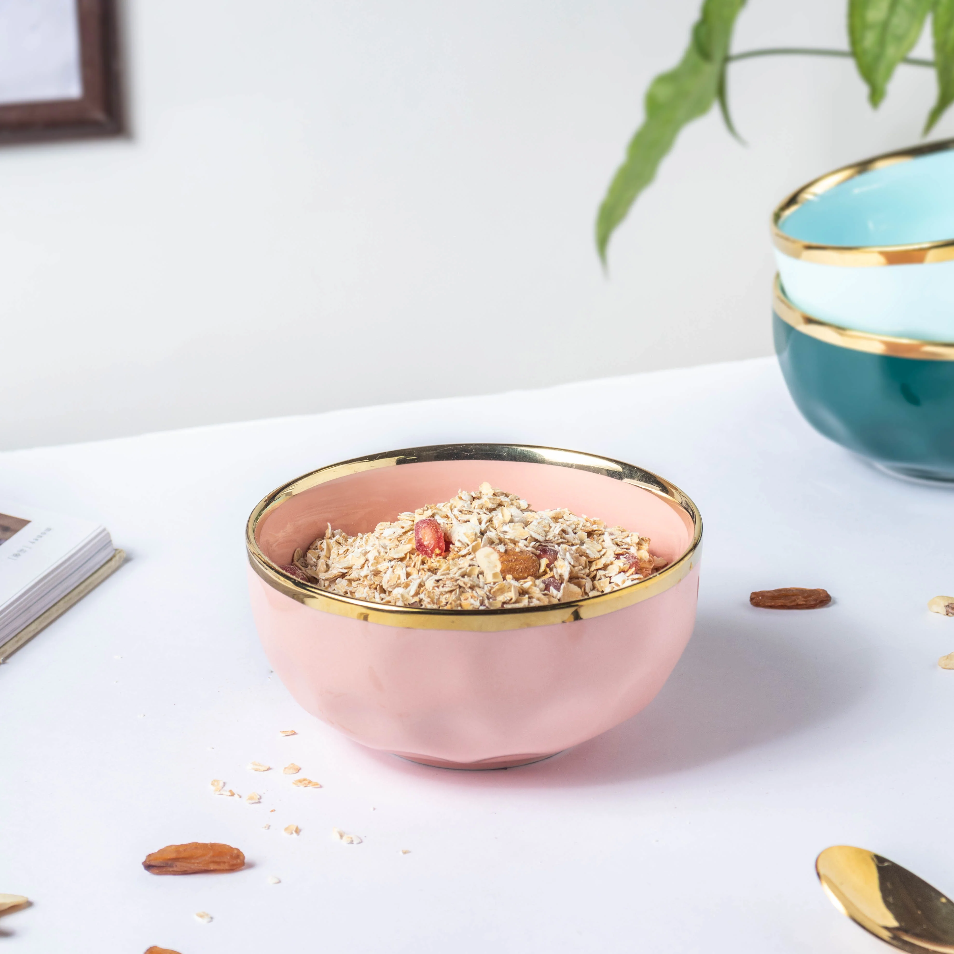 Think Pink Ceramic Soup Bowl - Image 5