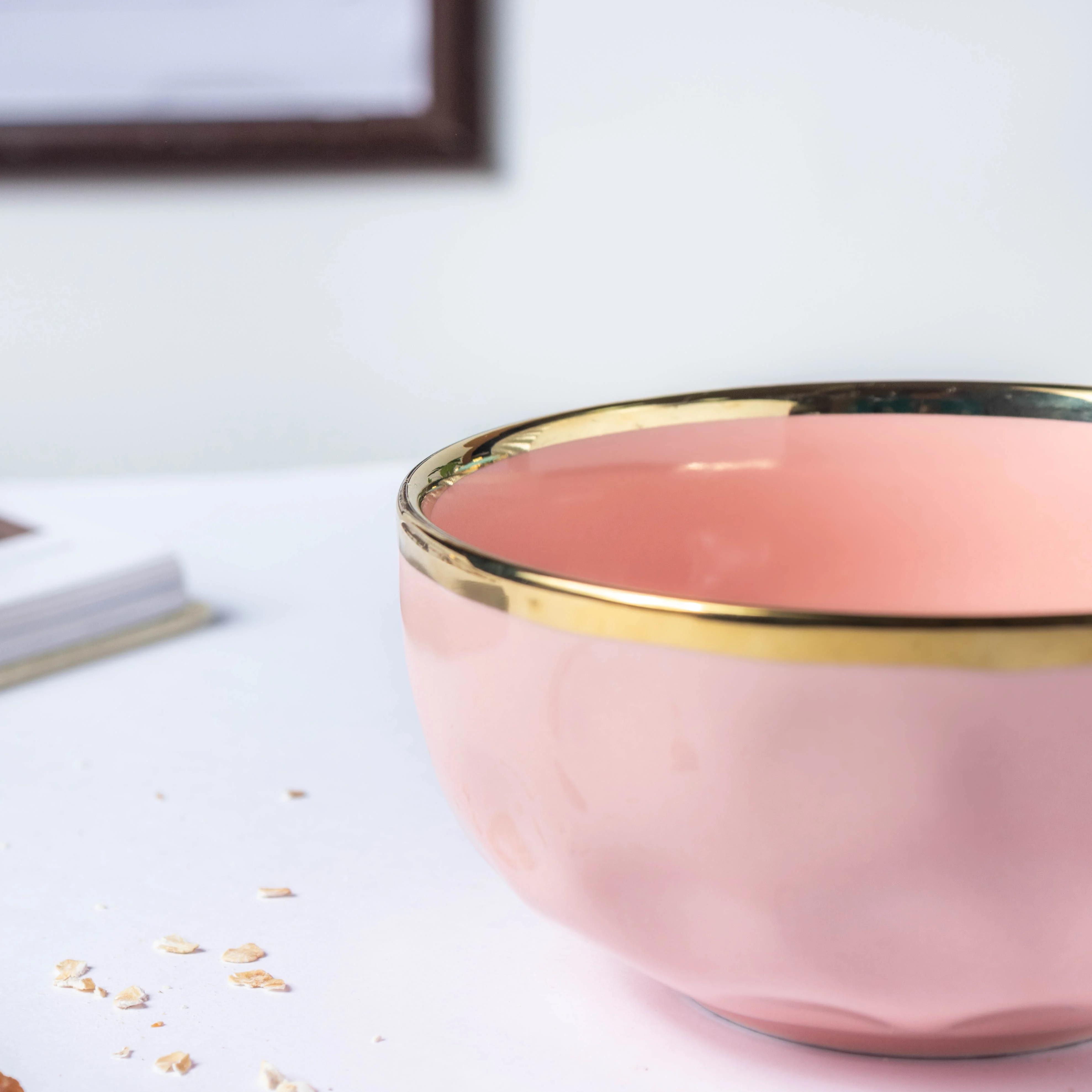 Think Pink Ceramic Soup Bowl - Image 6