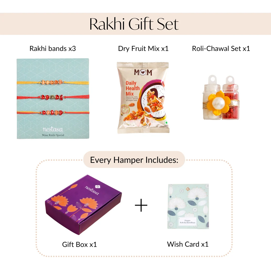 Threads Of Trust Rakhi Set Of 3 - Image 5