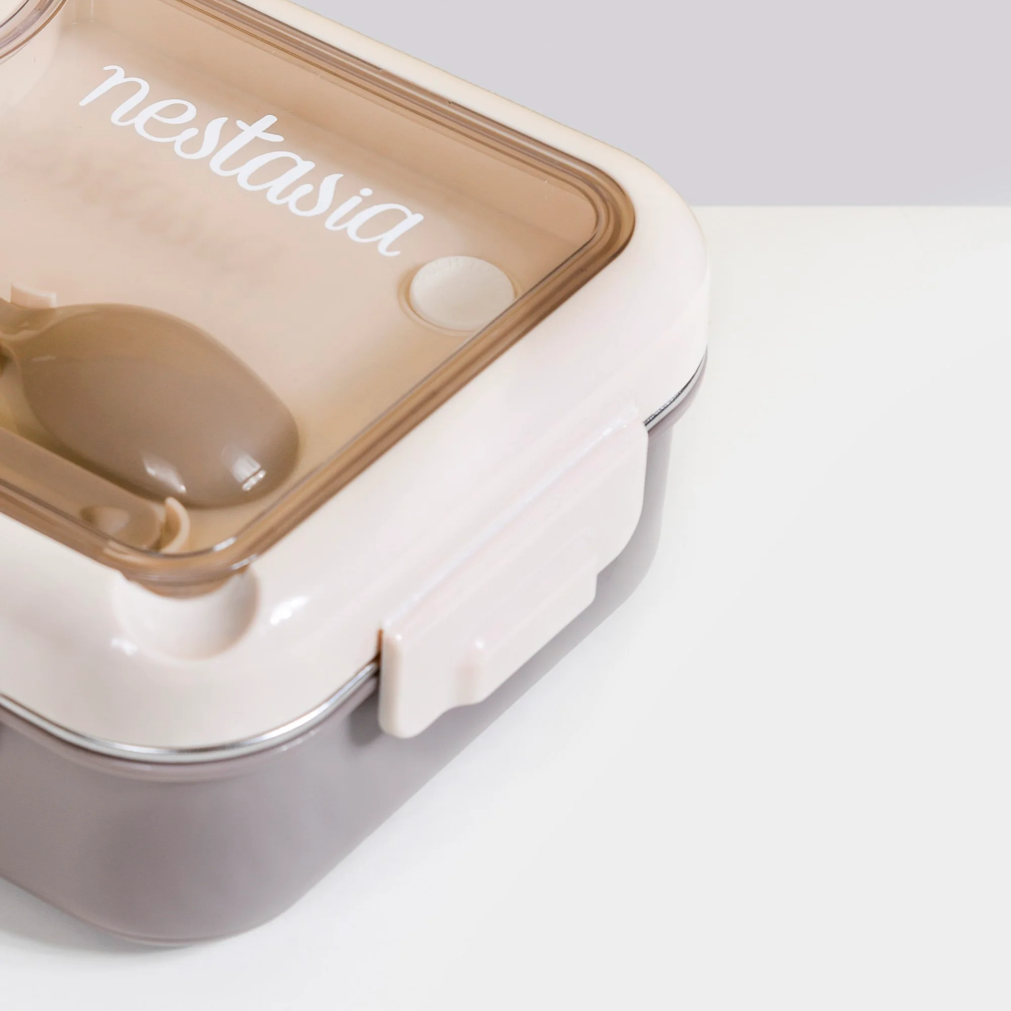 Tiffin Box For Office With 3 Compartments Brown 750ml - Image 22
