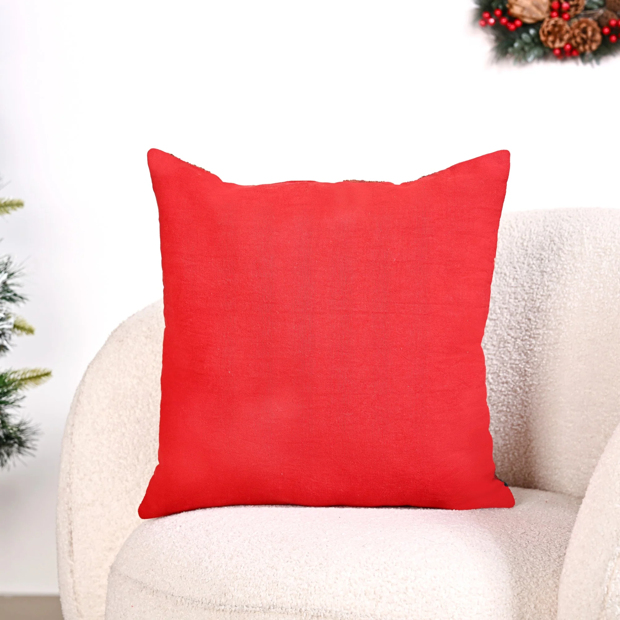 Tis The Season Festive Couch Cushion Cover 40x40cm - Image 6