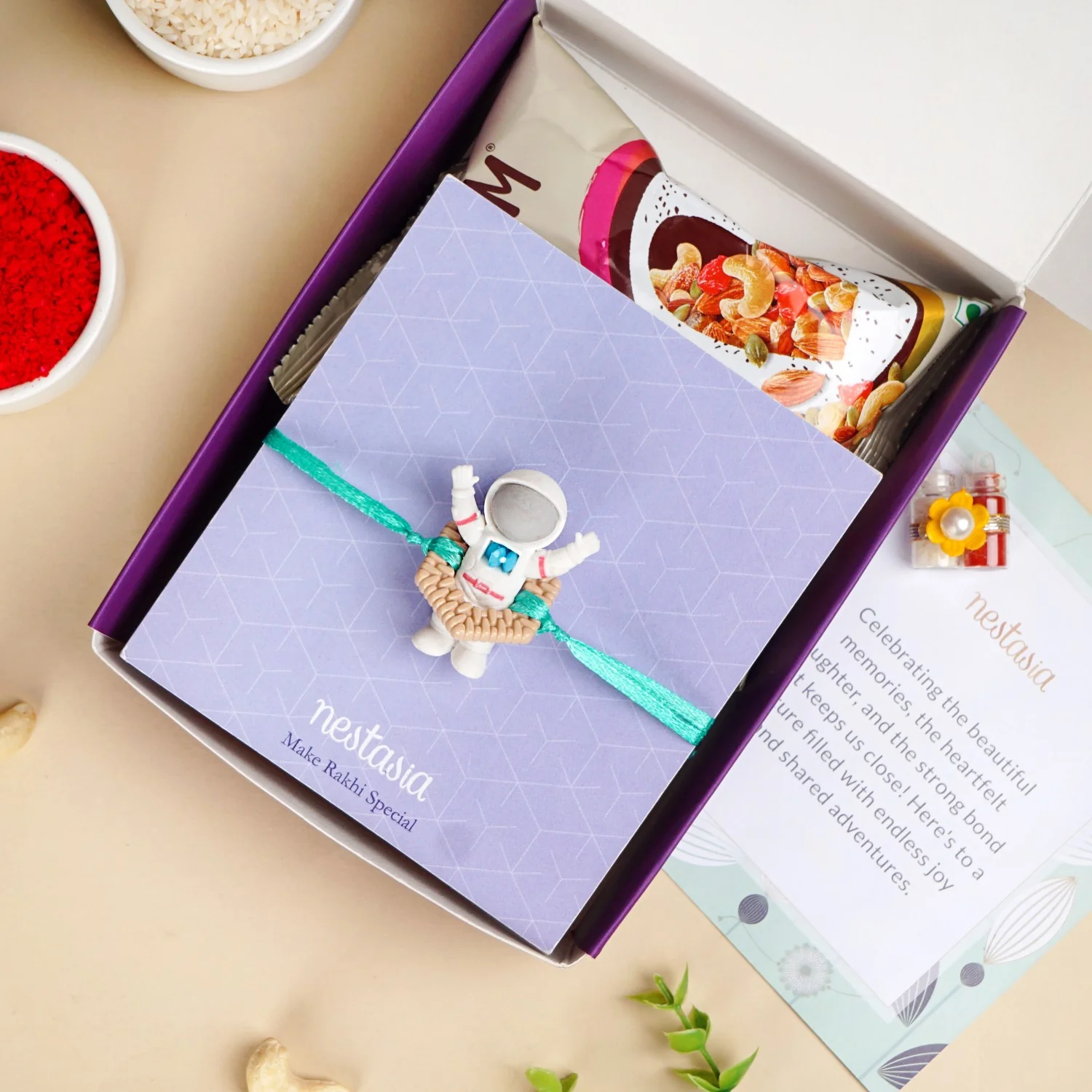 To The Moon And Back Astronaut Rakhi Set For Kids - Image 7