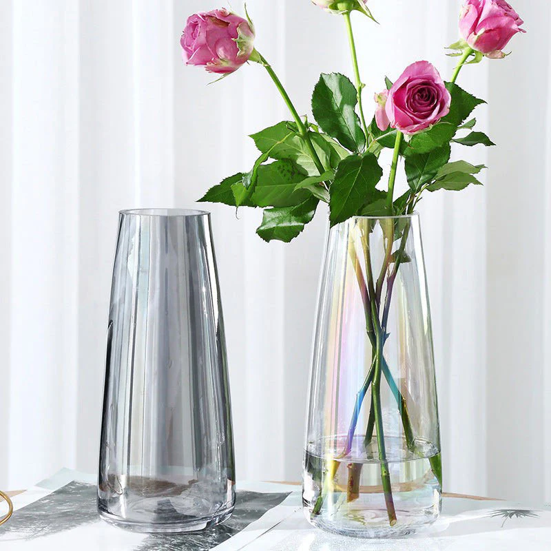 Transparent Glass Vase - Image 3