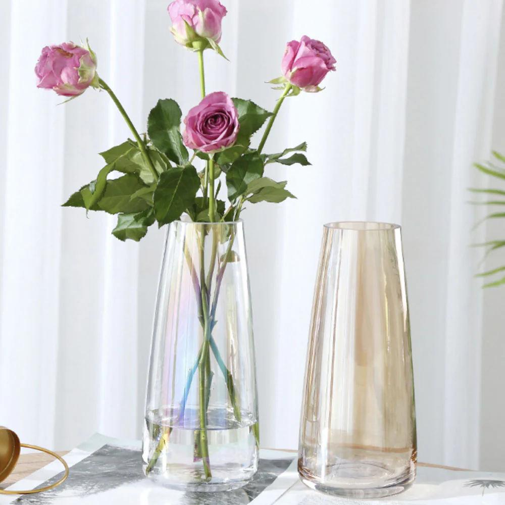 Transparent Glass Vase - Image 6
