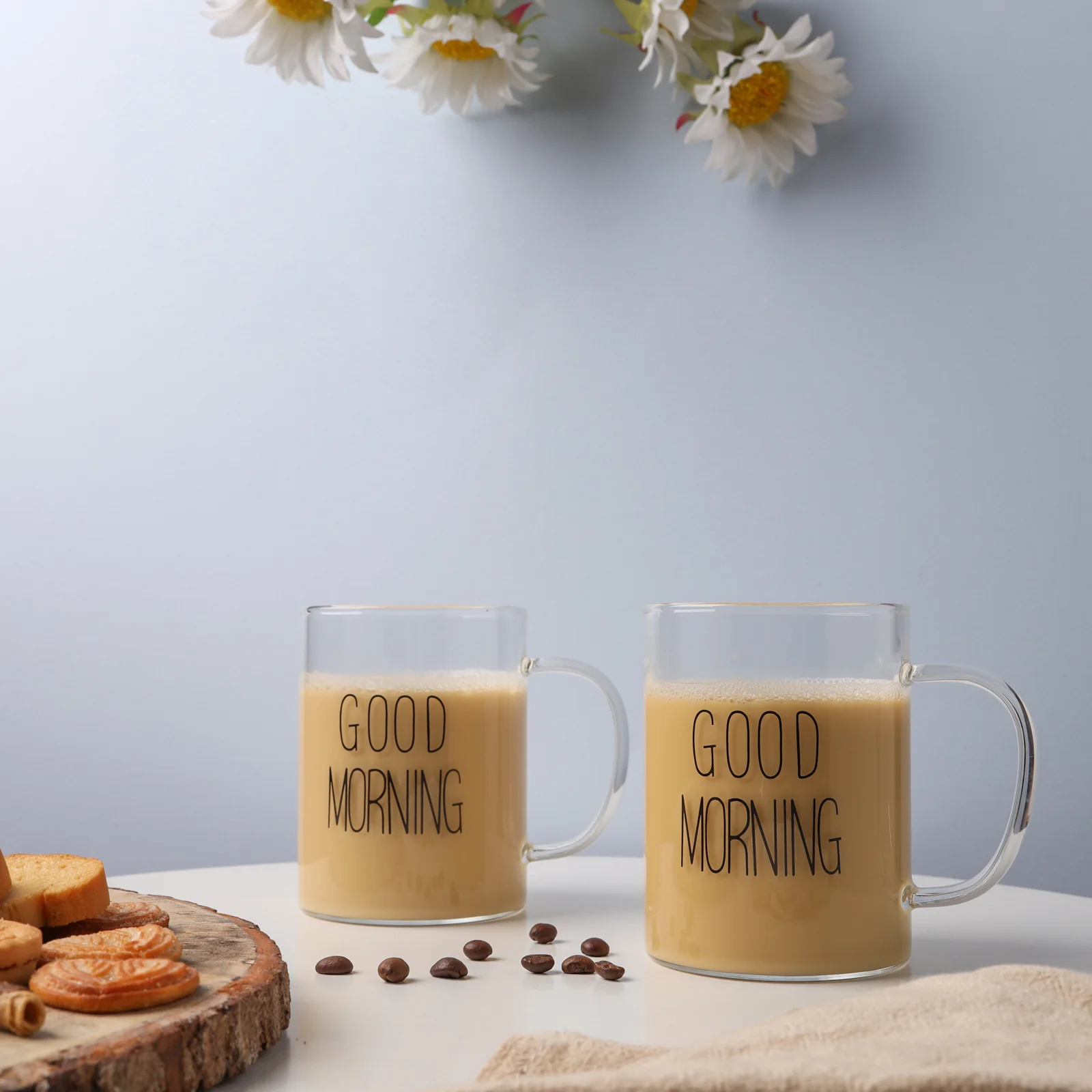 Transparent Good Morning Mug Set of 2 - Image 7
