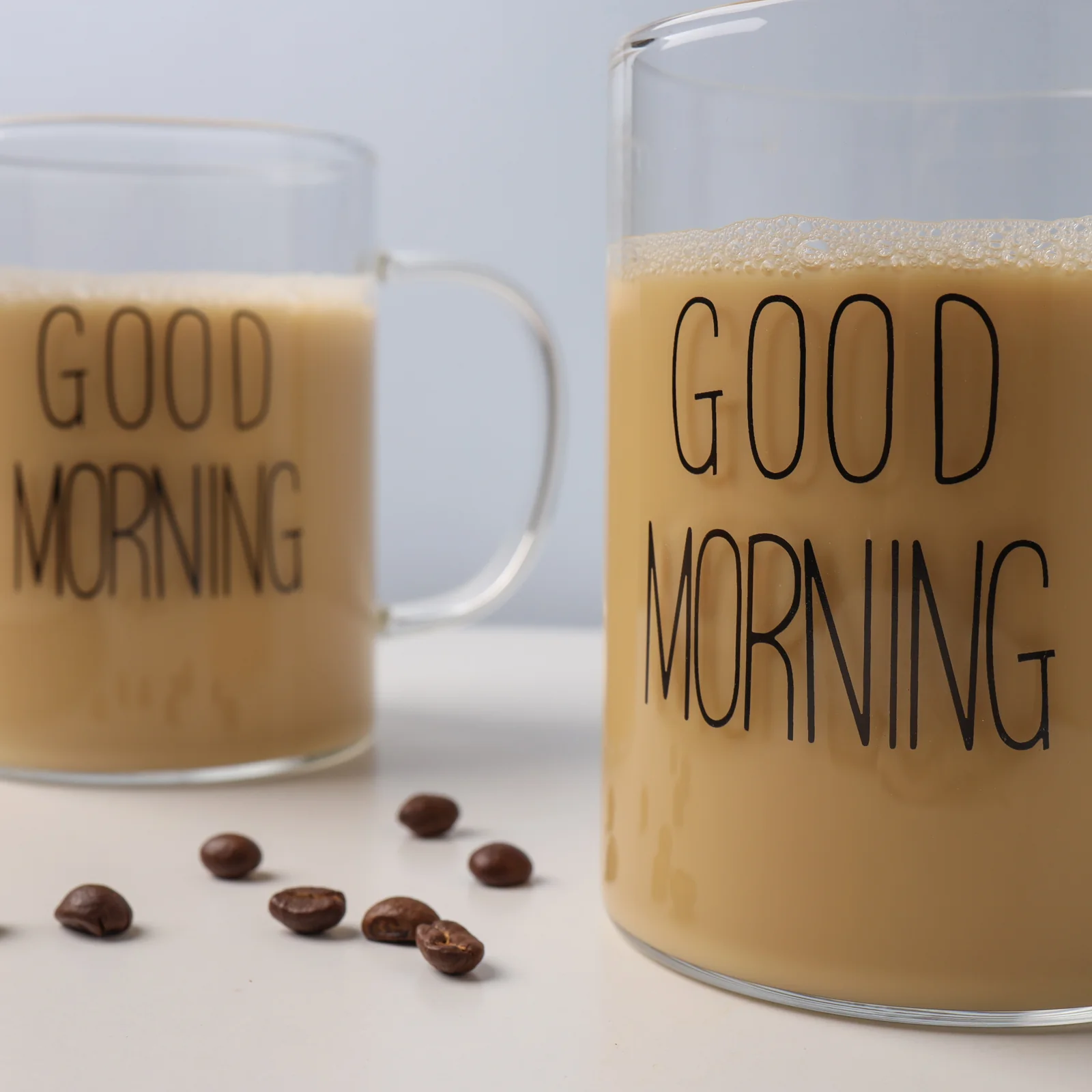 Transparent Good Morning Mug Set of 2 - Image 9