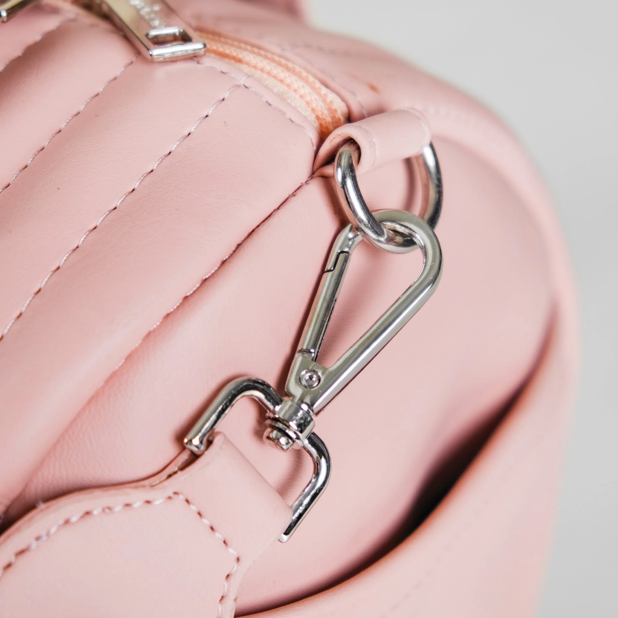 Travel Duffel Bag Pink Small 14x7 Inch - Image 13